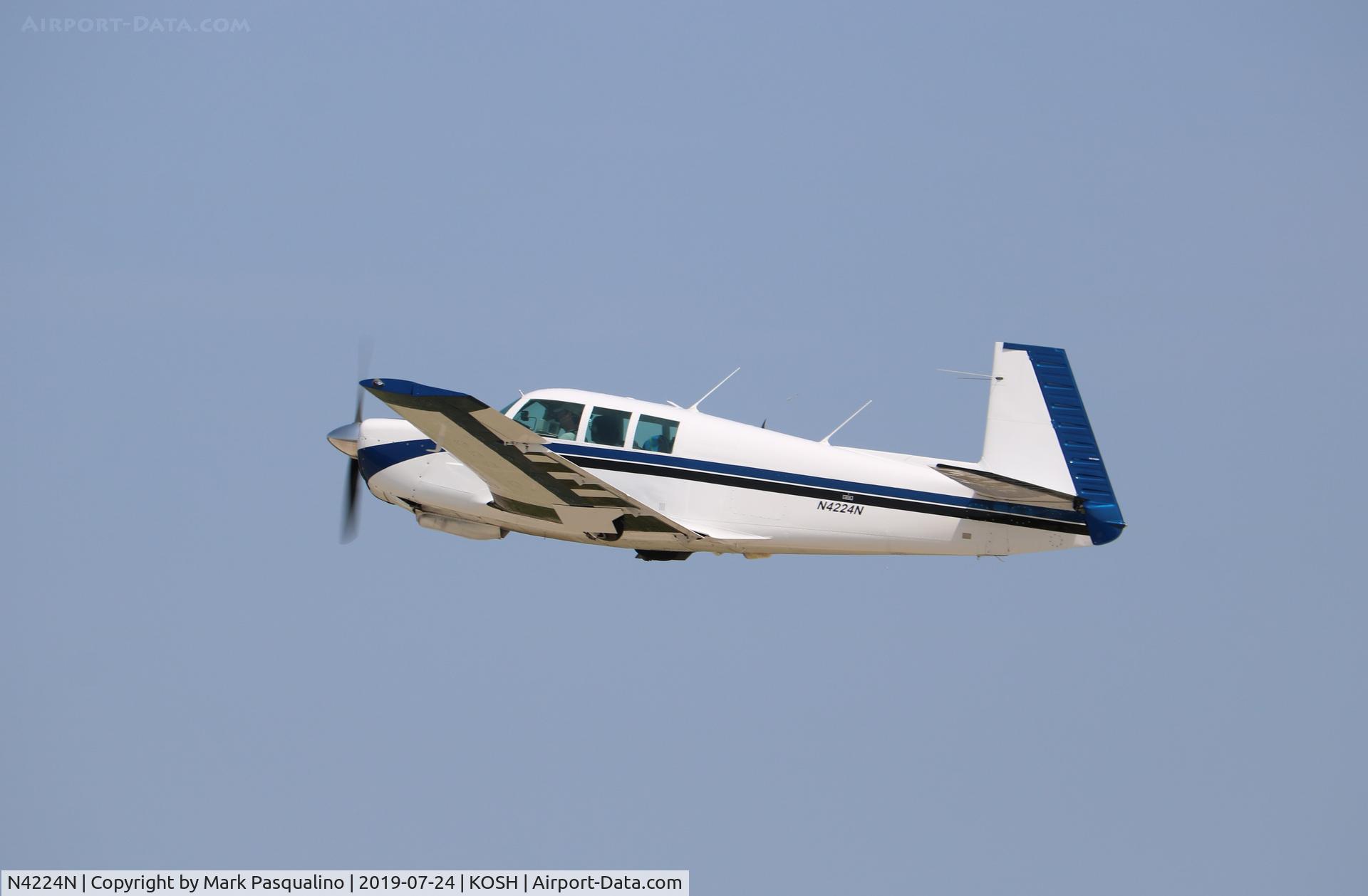 N4224N, 1974 Mooney M20F Executive C/N 220065, Mooney M20F