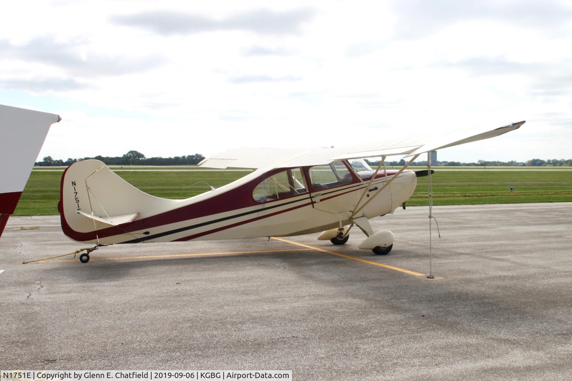 N1751E, 1946 Aeronca 7AC Champion C/N 7AC-5318, Found on the ramp