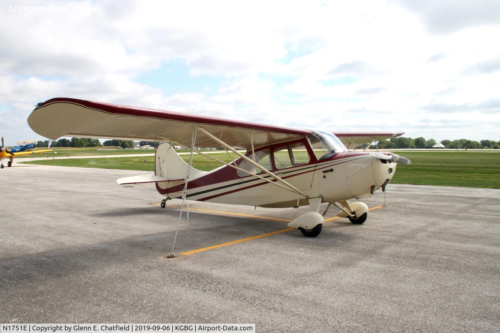 N1751E, 1946 Aeronca 7AC Champion C/N 7AC-5318, Found on the ramp