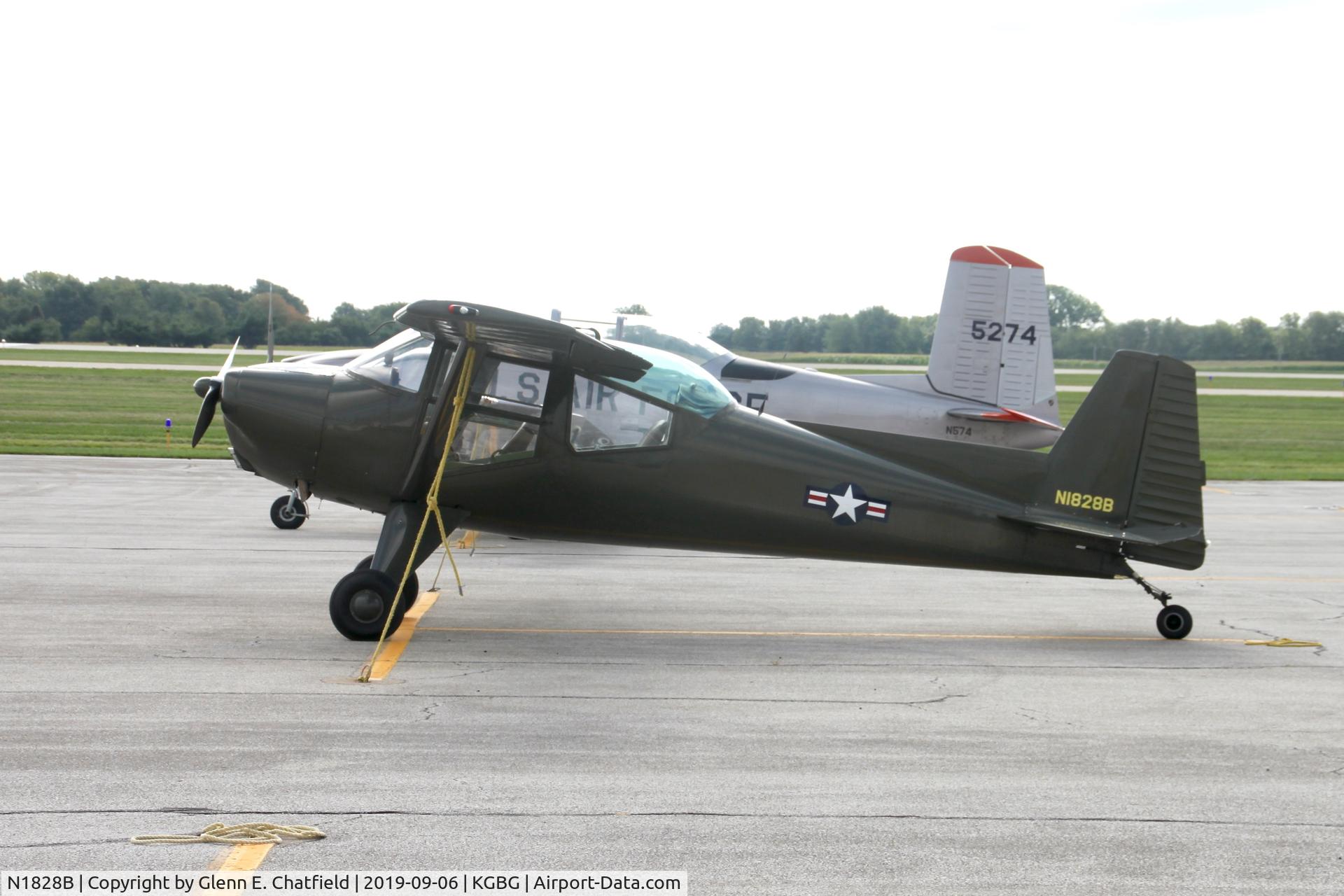 N1828B, 1948 Luscombe T-8F Silvaire C/N 6255, Rare bird