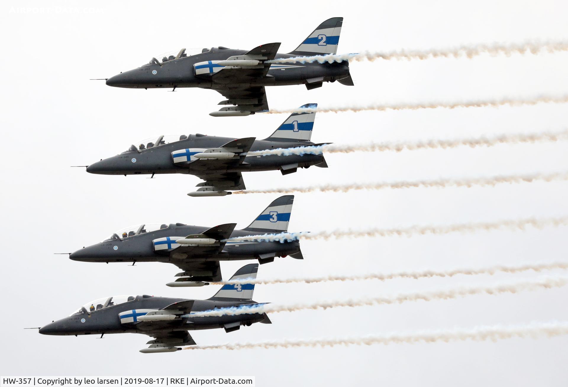 HW-357, British Aerospace Hawk Mk.51A C/N 312413, Roskilde Air Show 17.8.2019