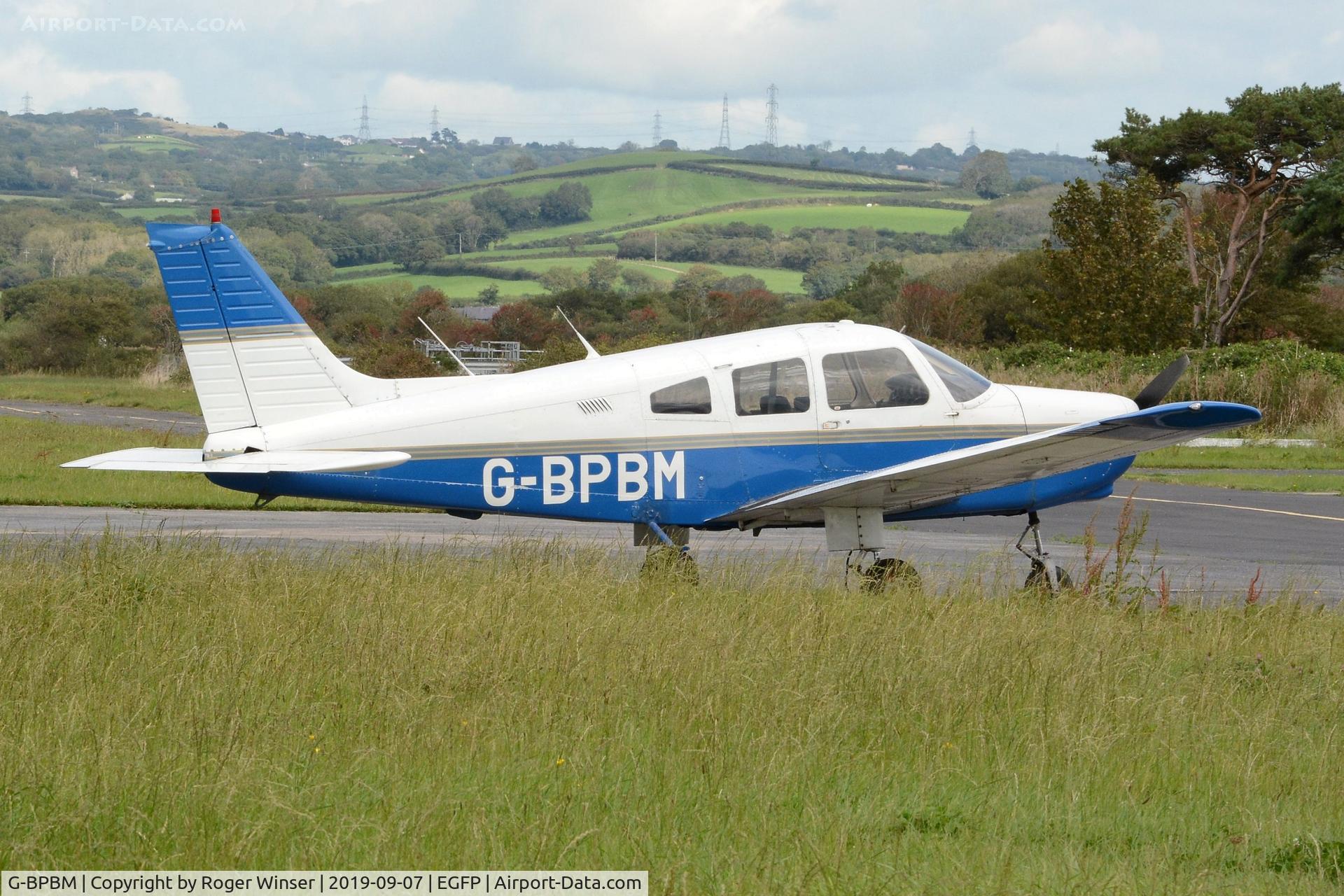 G-BPBM, 1979 Piper PA-28-161 Cherokee Warrior II C/N 28-7916272, Visiting Cherokee Warrior II.