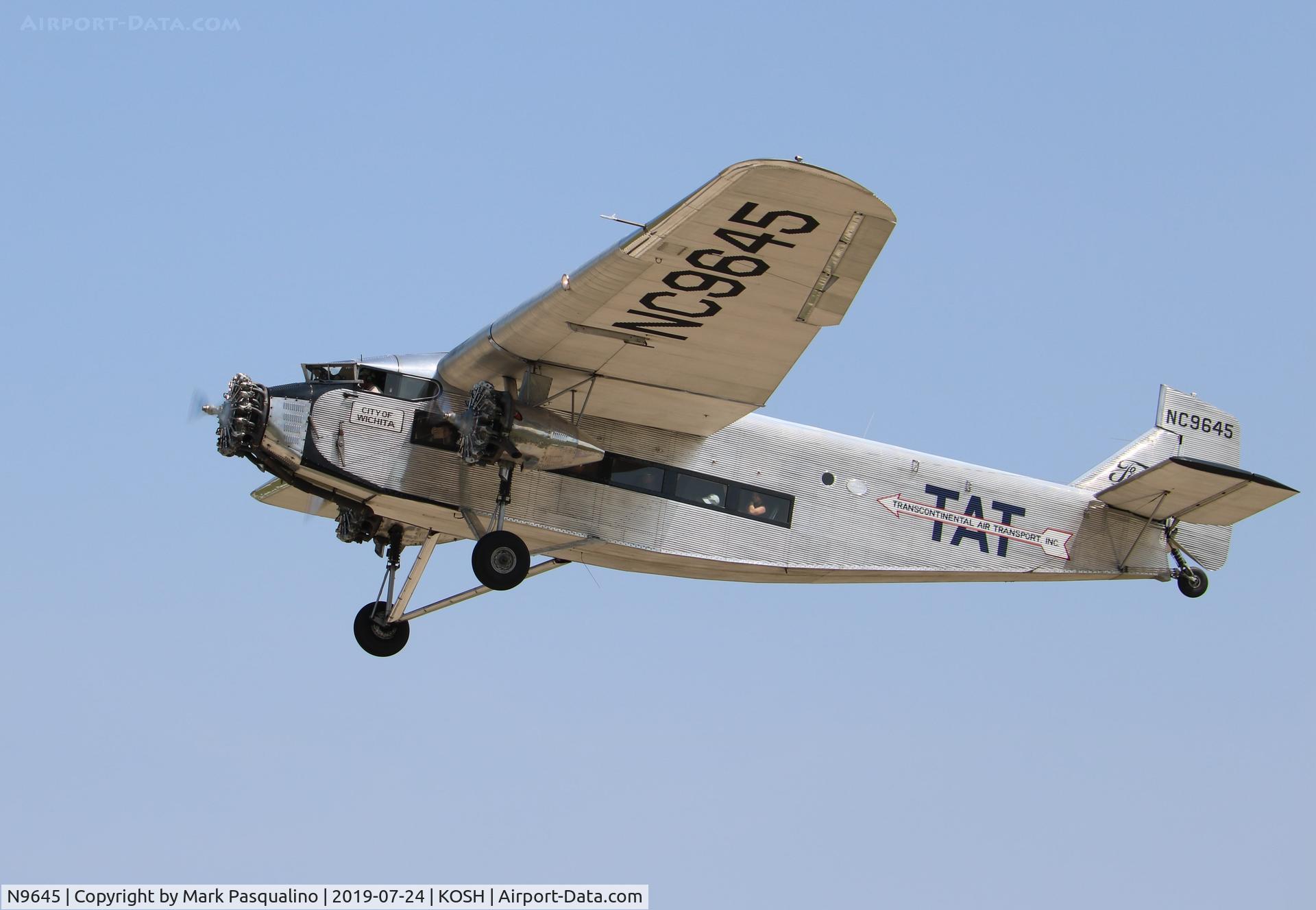 N9645, 1928 Ford 5-AT-B Tri-Motor C/N 8, Ford 5-AT-B