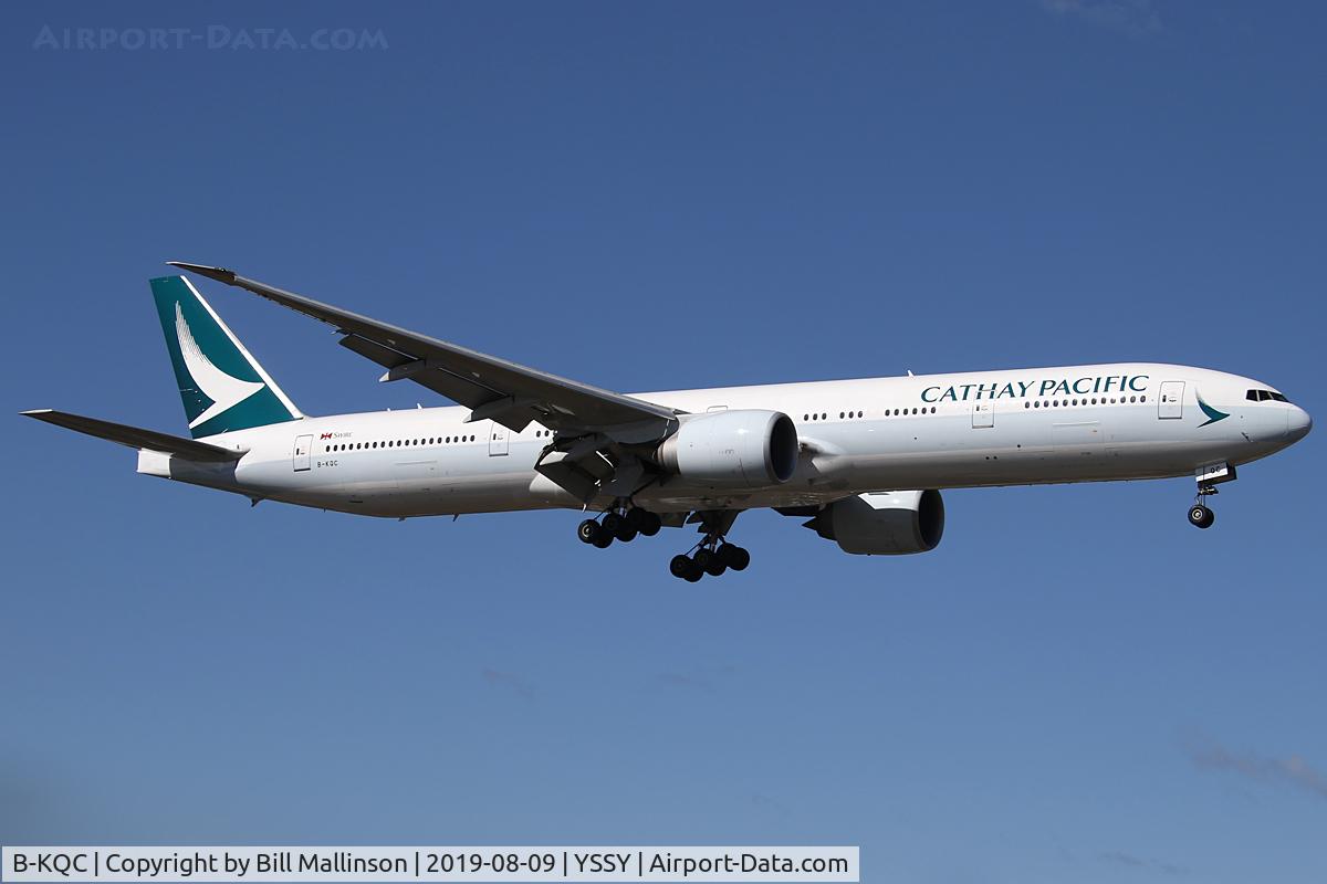 B-KQC, 2012 Boeing 777-367/ER C/N 39236, CX101