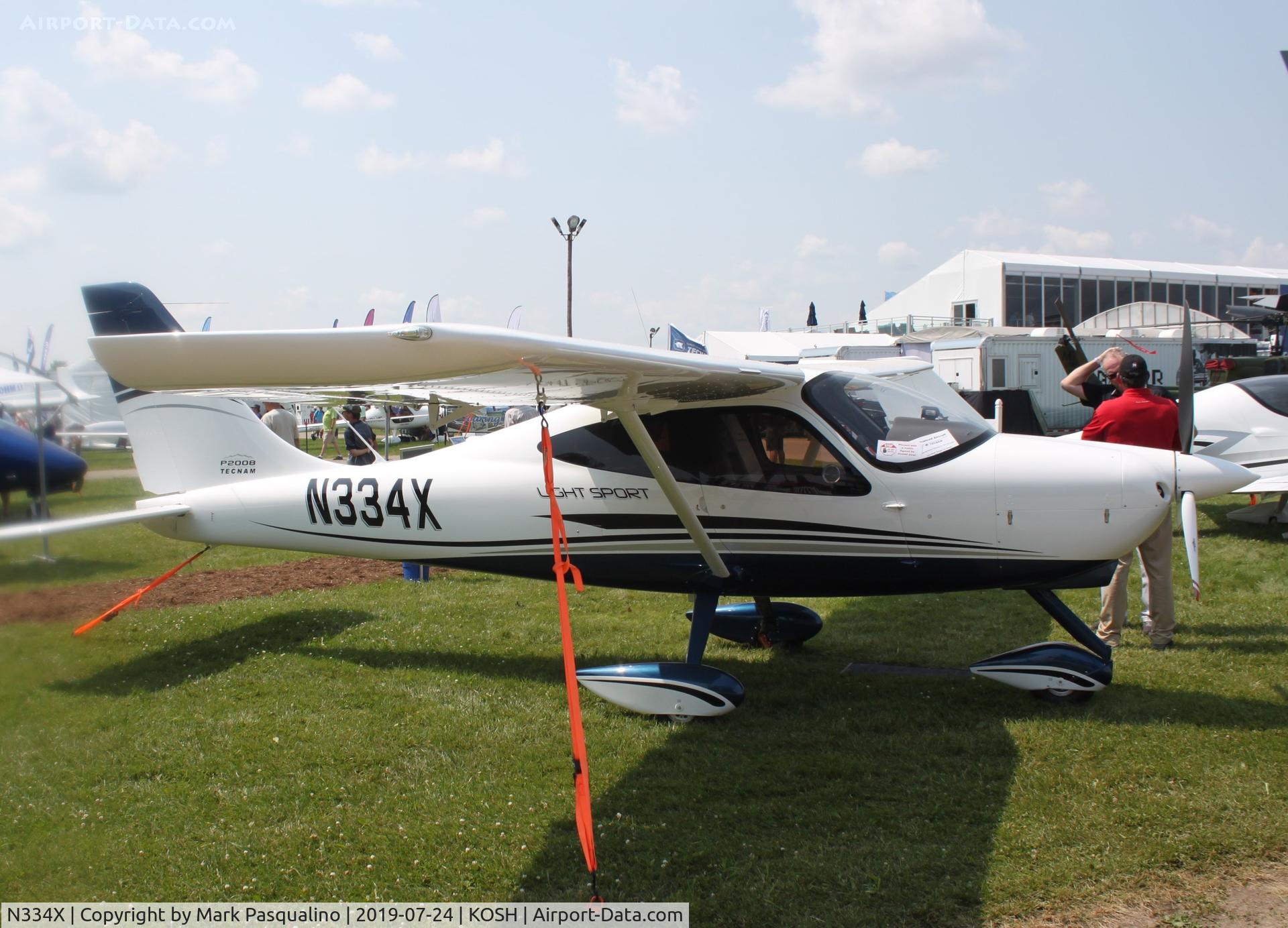 N334X, 2017 Tecnam P-2008 C/N 138, Tecnam P-2008