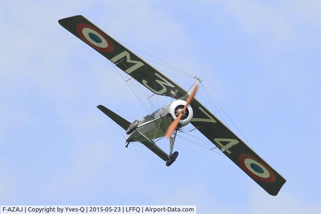 F-AZAJ, 1927 Morane-Saulnier MS-138EP-2 C/N 3220/138, Morane-Saulnier MS-138EP-2, On display, La Ferté-Alais Airfield (LFFQ) Air show 2015