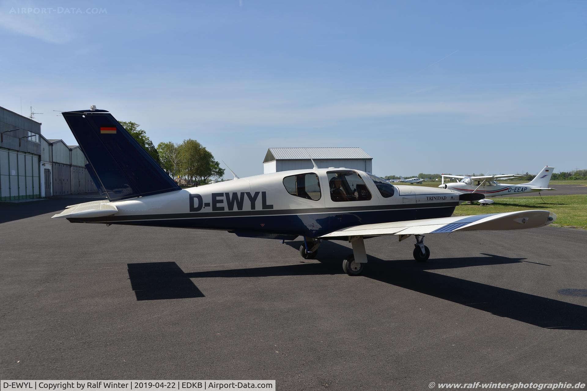 D-EWYL, 1990 Socata TB-20 Trinidad C/N 1031, Socata TB-20 Trinidad - Private - 1031 - D-EWYL - 22.04.2019 - EDKB
