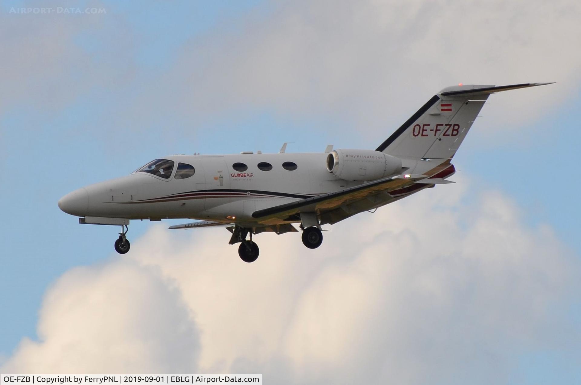 OE-FZB, 2008 Cessna 510 Citation Mustang Citation Mustang C/N 510-0145, Globe Air Ce510 Mustang landing