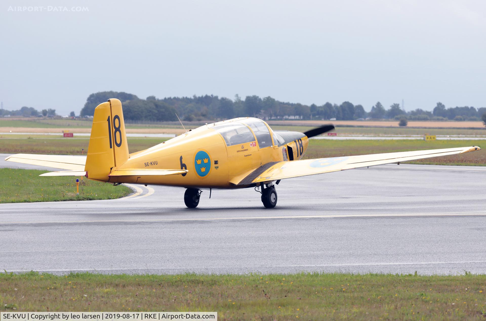 SE-KVU, 1952 Saab Sk.50B Safir (91B) C/N 91-218, Roskilde Air Show 17.8.2019