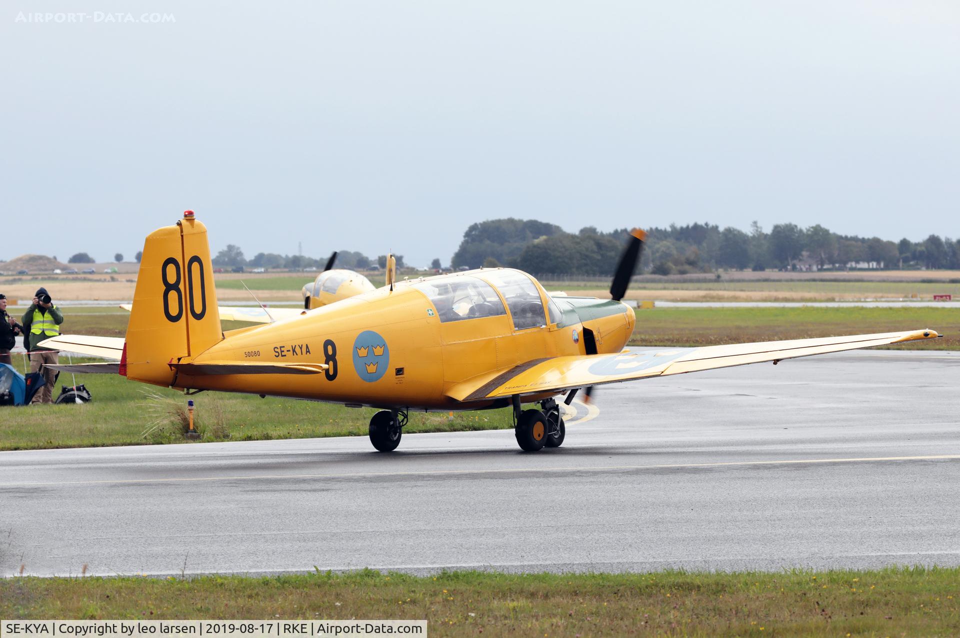 SE-KYA, 1960 Saab Sk.50C Safir C/N 91-395, Roskilde Air Show 17.8.2019