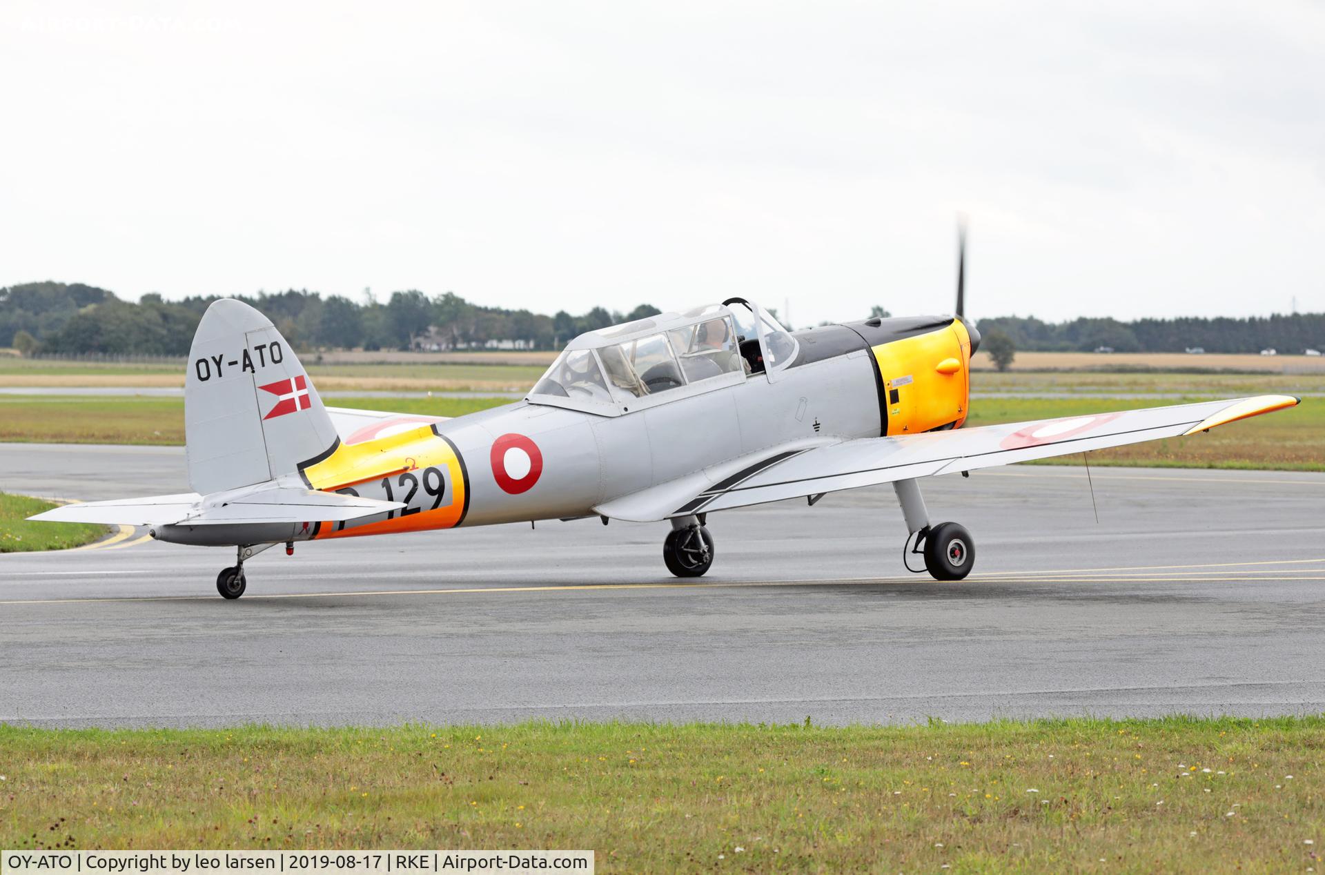 OY-ATO, 1950 De Havilland DHC-1 Chipmunk 22 C/N C1/0108, Roskilde Air Show 17.8.2019
