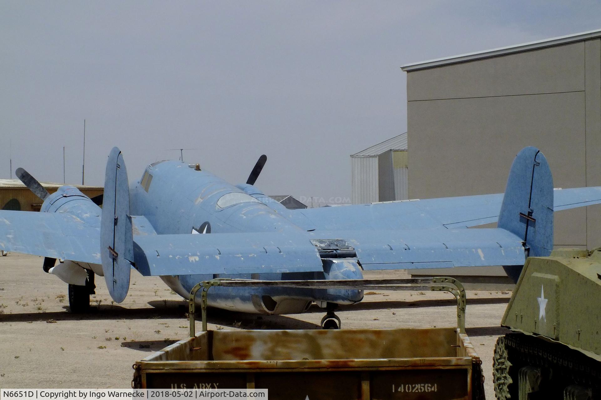 N6651D, 1962 Lockheed PV-2D Harpoon C/N 15-1503, Lockheed PV-2 Harpoon outside the Midland Army Air Field Museum, Midland TX