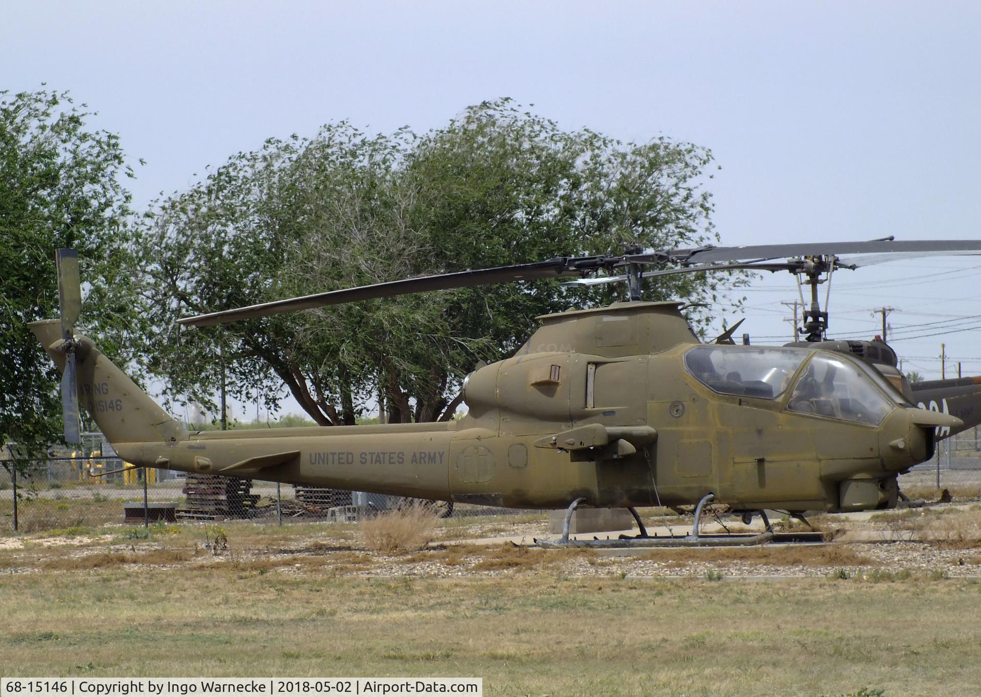 68-15146, 1968 Bell AH-1S Cobra C/N 20680, Bell AH-1S Cobra outside the Midland Army Air Field Museum, Midland TX