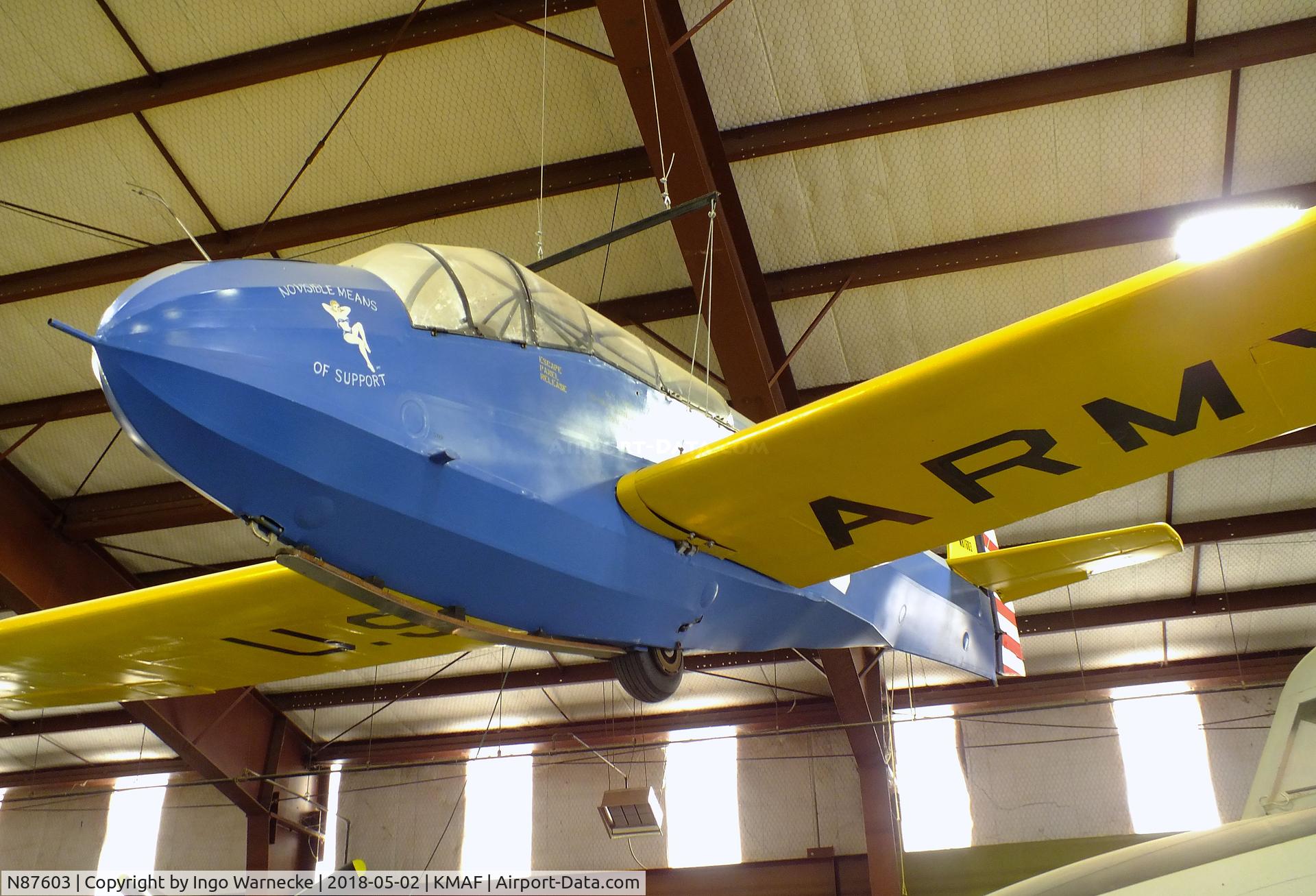 N87603, 1942 Schweizer TG3A C/N 42-52925, Schweizer TG-3A at the Midland Army Air Field Museum, Midland TX