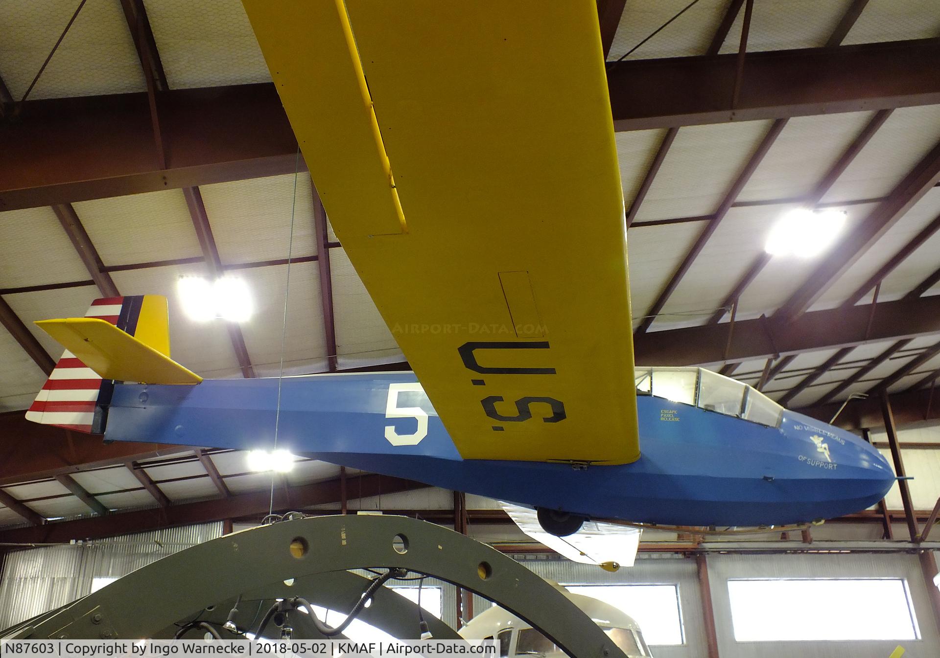 N87603, 1942 Schweizer TG3A C/N 42-52925, Schweizer TG-3A at the Midland Army Air Field Museum, Midland TX