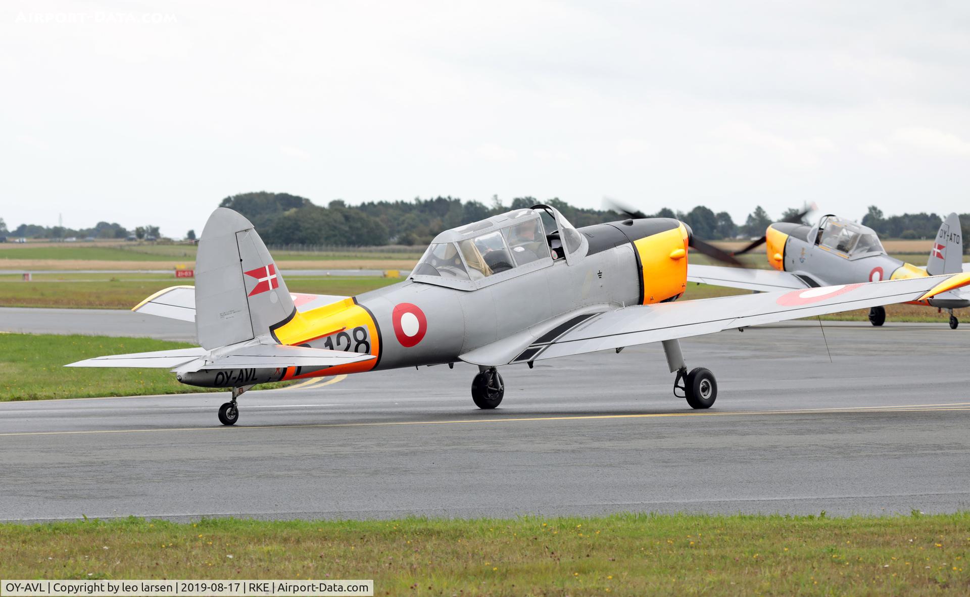 OY-AVL, 1953 De Havilland DHC-1 Chipmunk 22 C/N C1/0107, Roskilde Air Show 17.8.2019