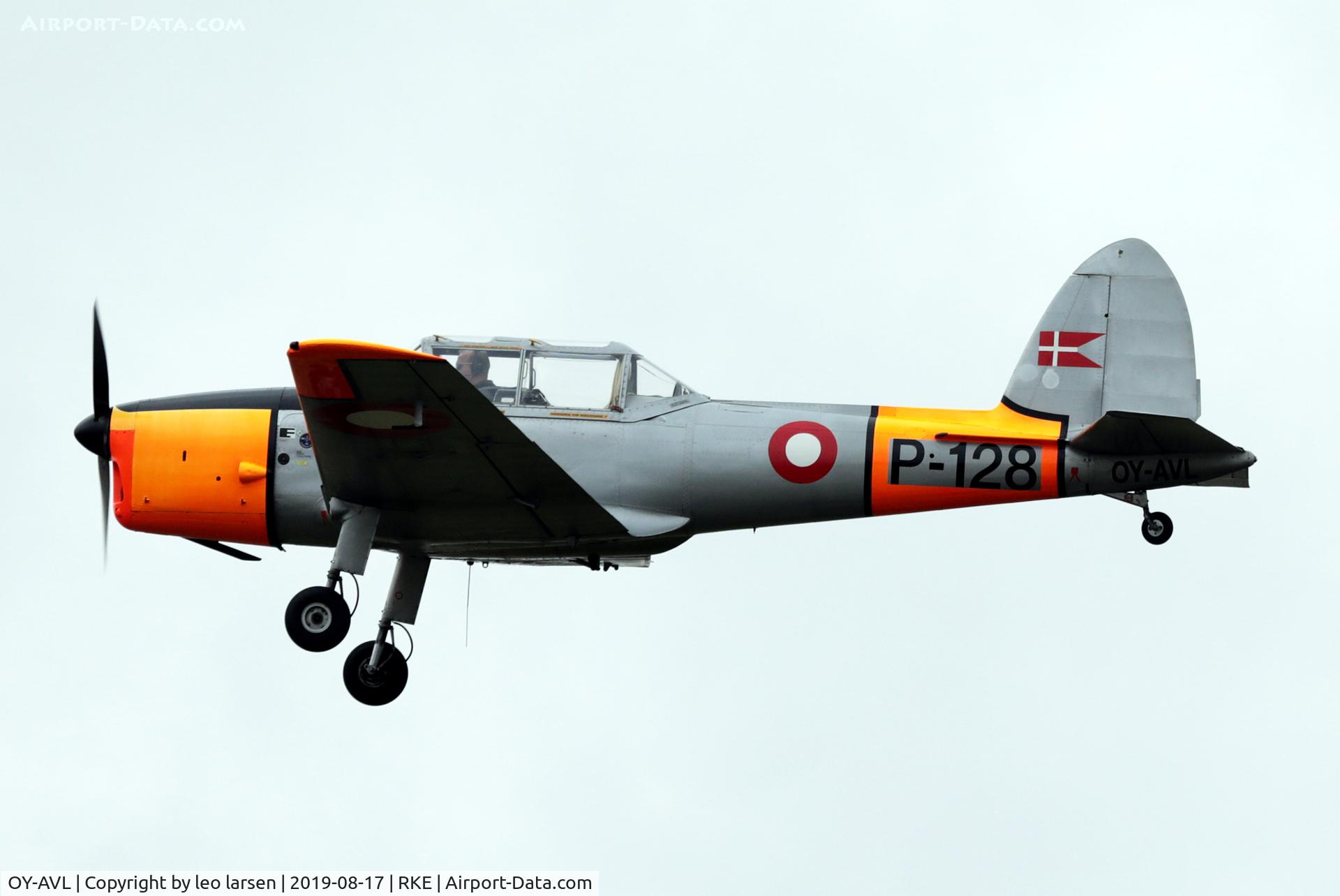OY-AVL, 1953 De Havilland DHC-1 Chipmunk 22 C/N C1/0107, Roskilde Air Show 17.8.2019