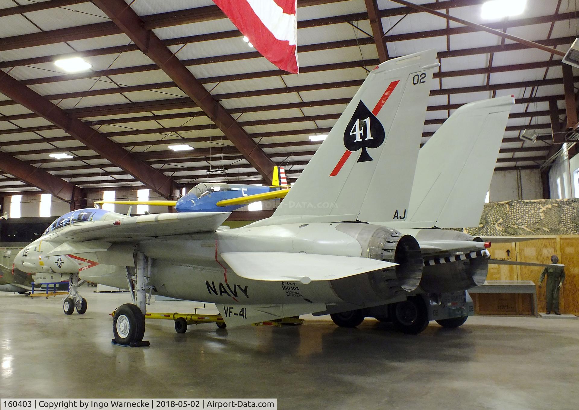 160403, Grumman F-14A Tomcat C/N 259, Grumman F-14A Tomcat at the Midland Army Air Field Museum, Midland TX