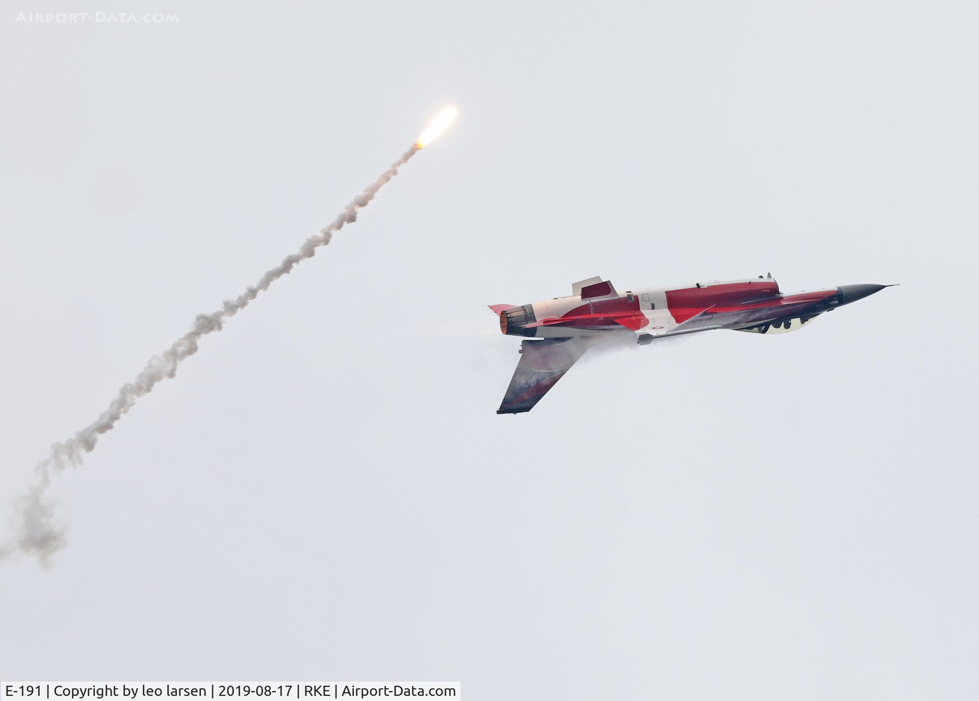 E-191, 1978 SABCA F-16AM Fighting Falcon C/N 6F-18, Roskilde Air Show 17.8.2019