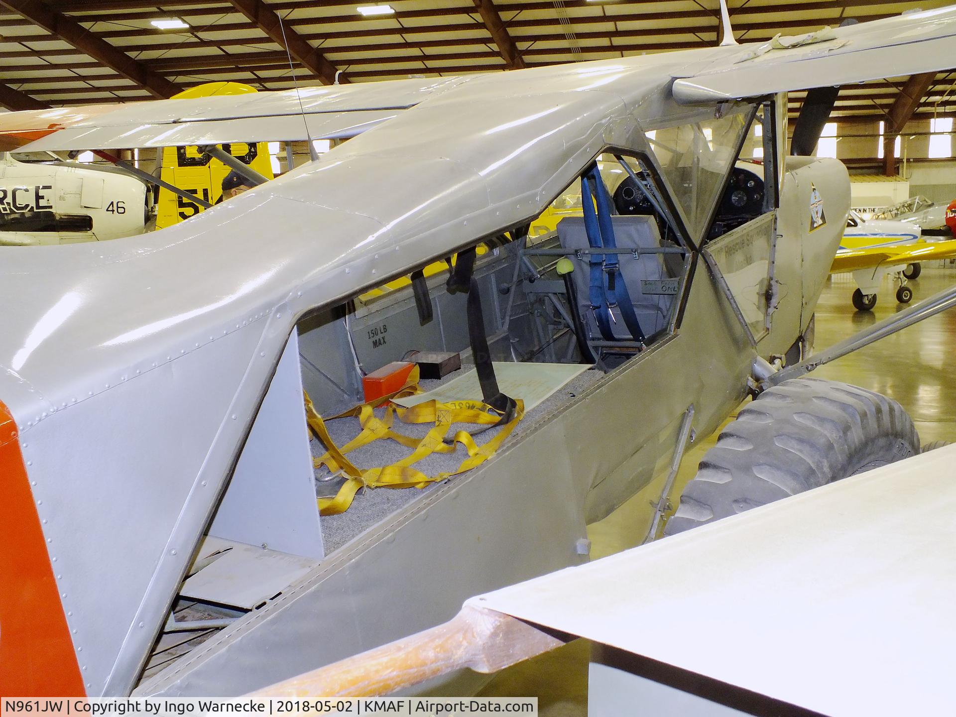 N961JW, 1986 Stinson L-5G Sentinel C/N 44-88001, Stinson (Wilbur) L-5G Sentinel at the Midland Army Air Field Museum, Midland TX  #i