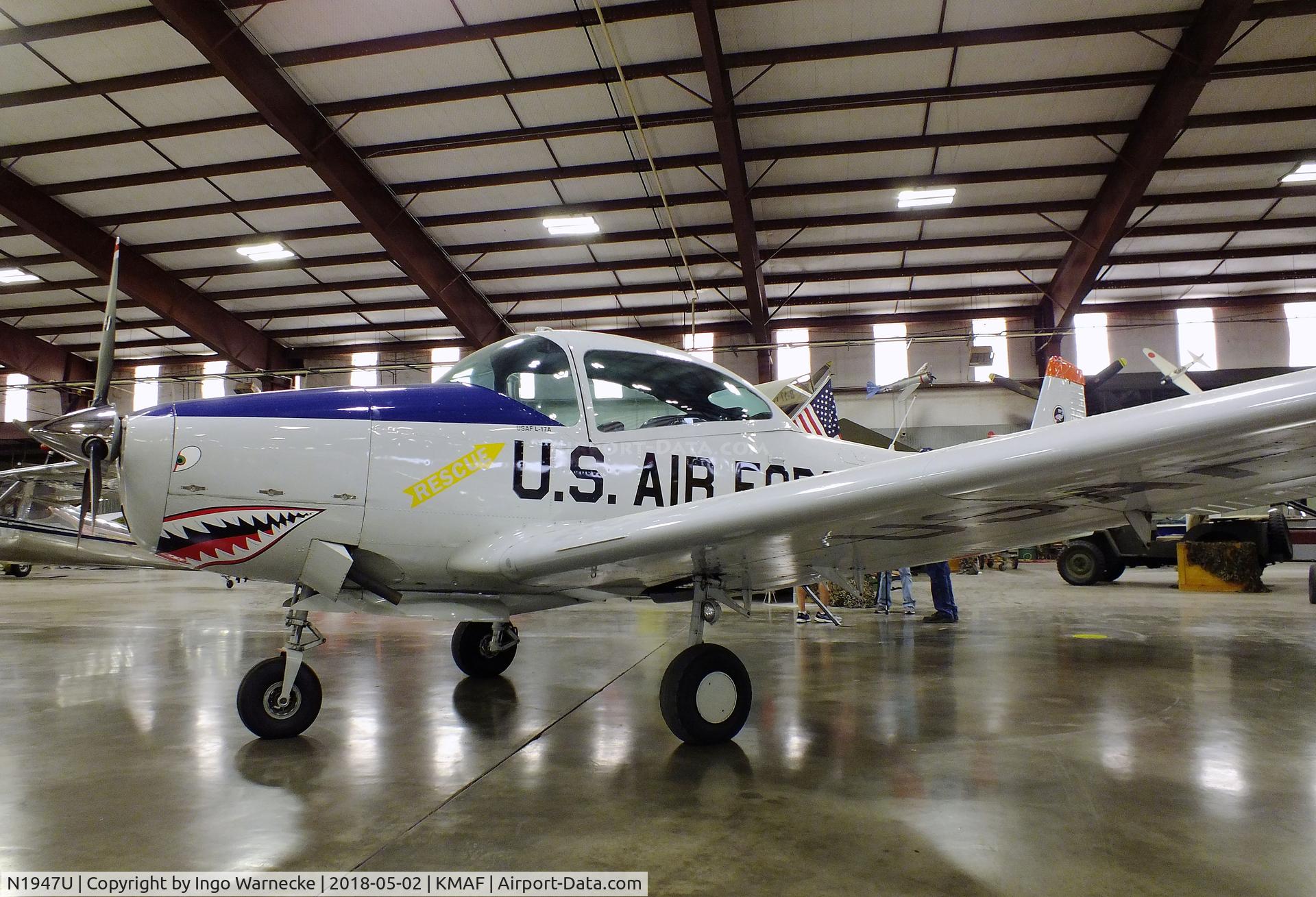N1947U, 1946 North American Navion (NA-145) C/N NAV-4-394, North American NA-145 (L-17) Navion at the Midland Army Air Field Museum, Midland TX