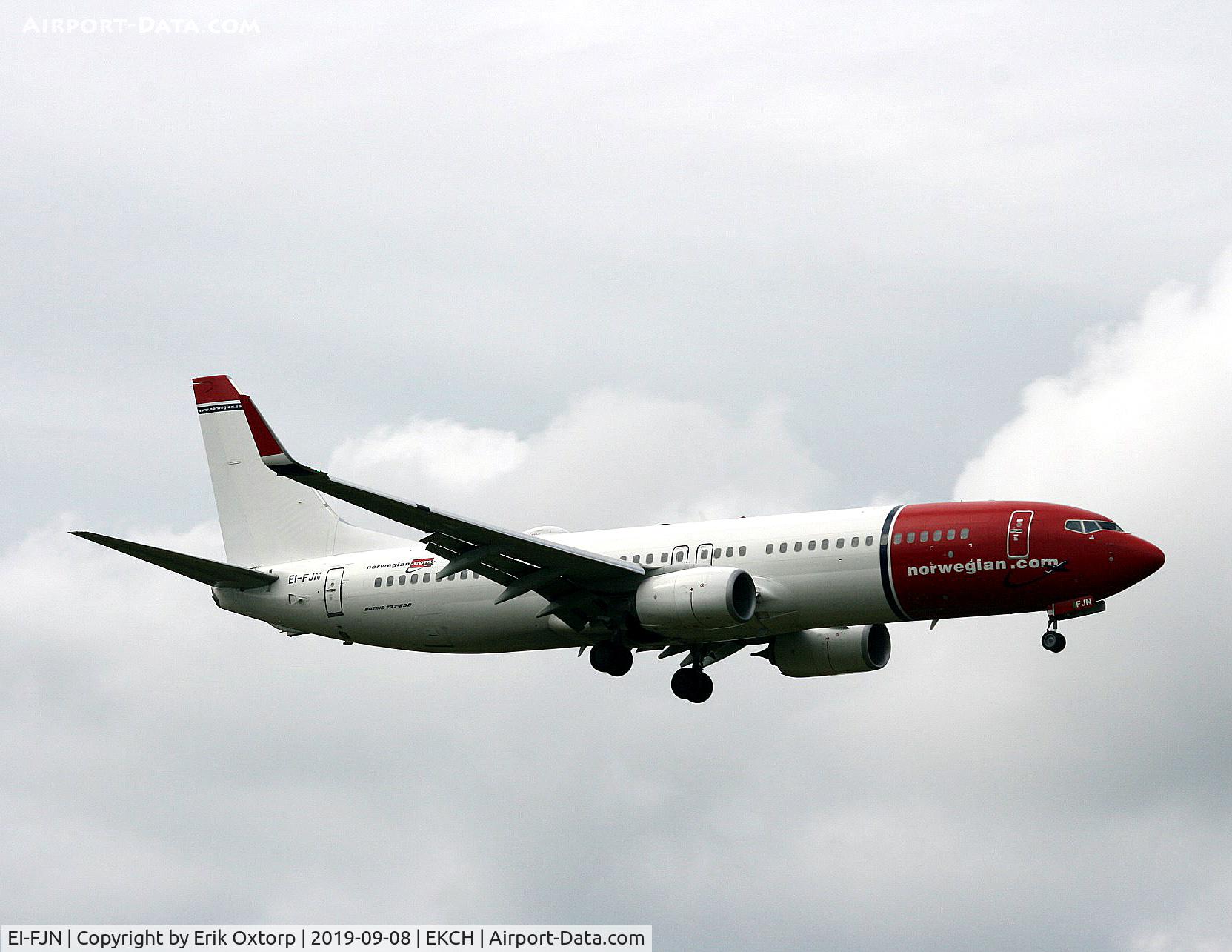 EI-FJN, 2016 Boeing 737-8JP C/N 41152, EI-FJN landing rw 04L