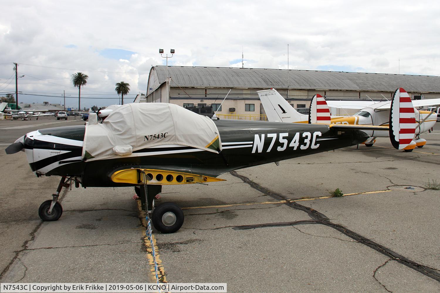 N7543C, 1958 Forney F-1 C/N 5658, Seen in Chino