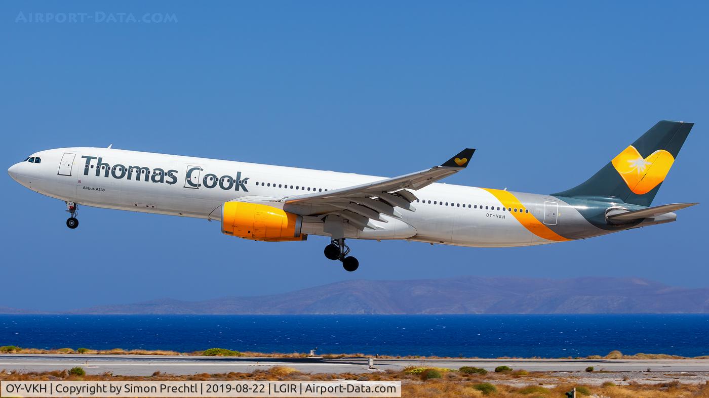 OY-VKH, 2000 Airbus A330-343X C/N 356, OY-VKH @ Heraklion N. Kazantzakis Airport