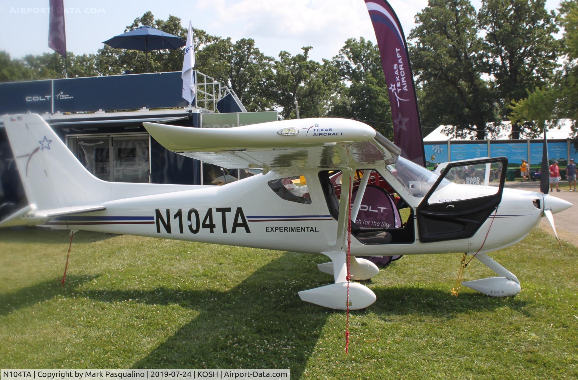 N104TA, 2019 Texas Aircraft Colt 100 C/N TXA001, Texas Aircraft Colt 100