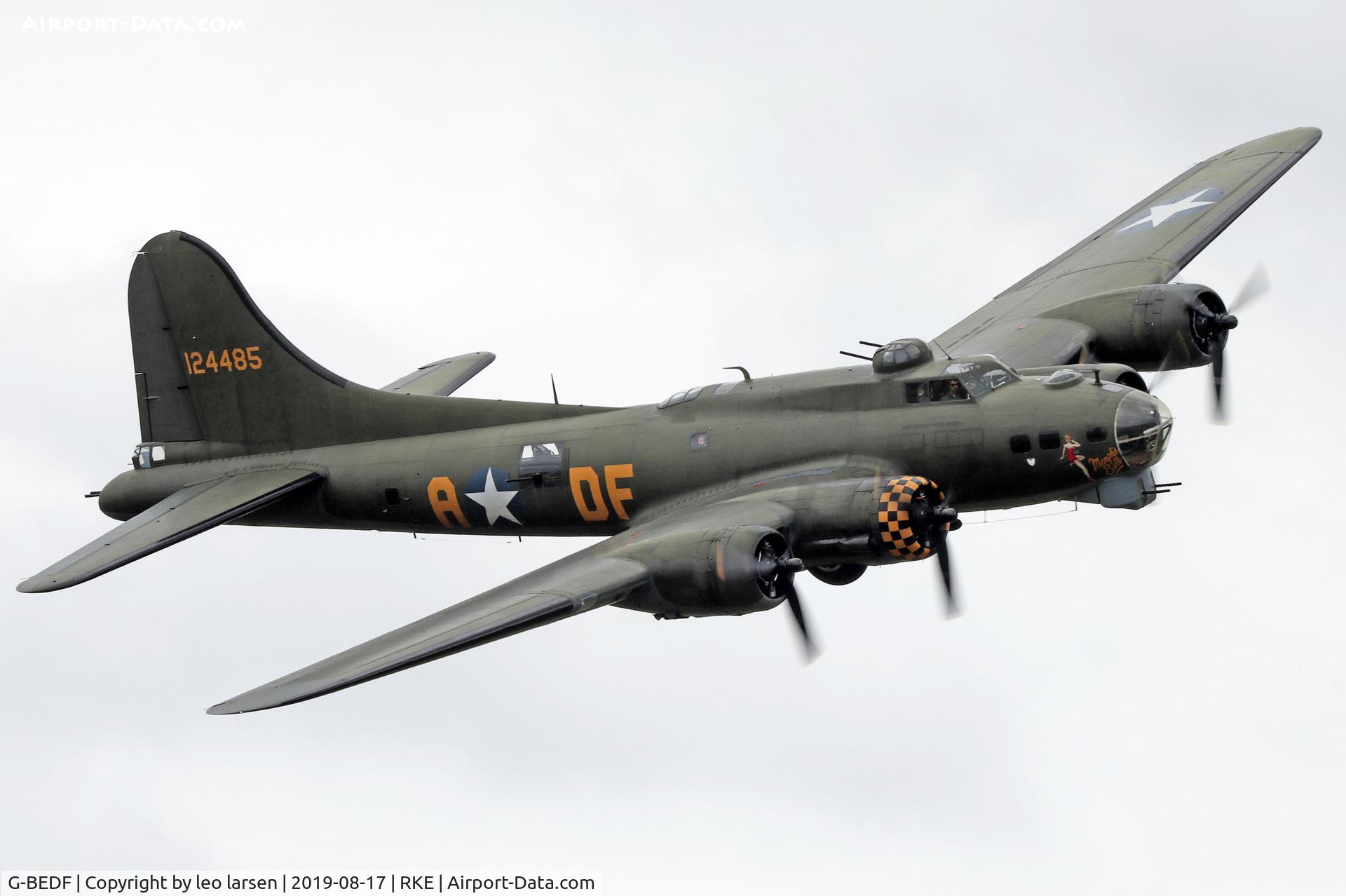 G-BEDF, 1944 Boeing B-17G Flying Fortress C/N 8693, Roskilde Air Show 17.8.2019