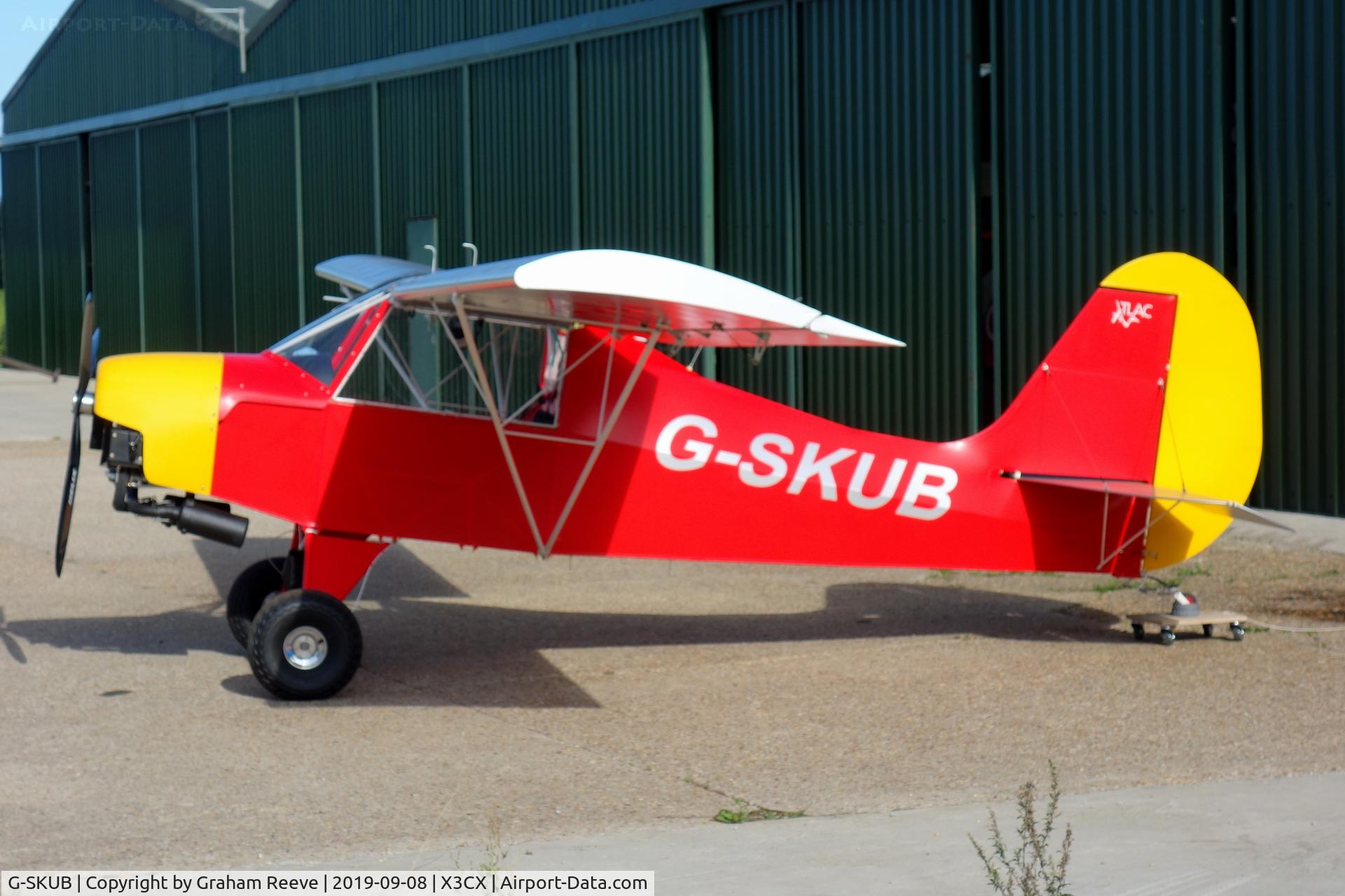 G-SKUB, 2019 The Light Aircraft Company Sherwood KUB C/N TLAC-3-002, Parked at Northrepps.