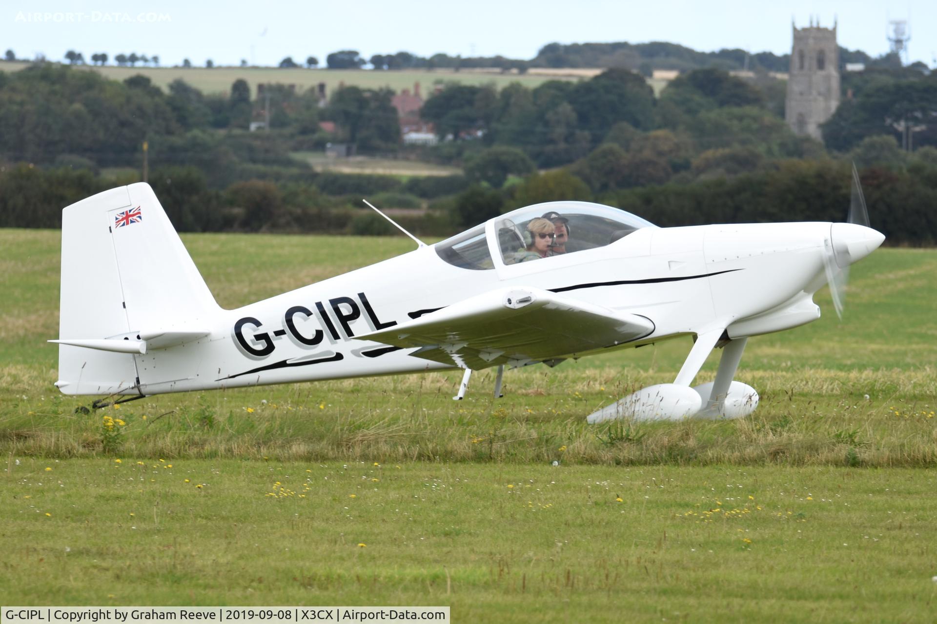 G-CIPL, 2015 Vans RV-9 C/N LAA 320-14219, Just landed at Northrepps.