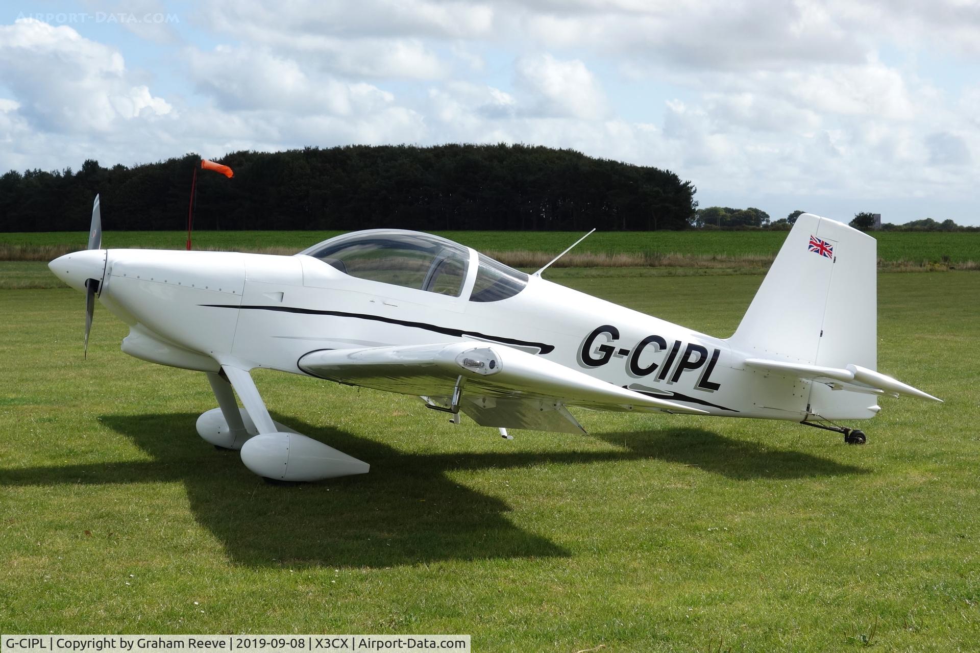 G-CIPL, 2015 Vans RV-9 C/N LAA 320-14219, Parked at Northrepps.
