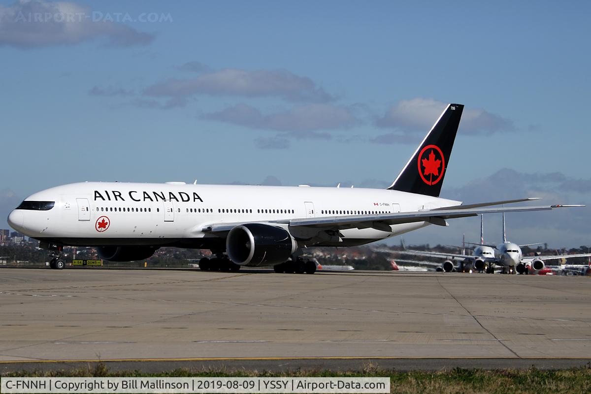 C-FNNH, 2008 Boeing 777-233/LR C/N 35247, waiting its turn