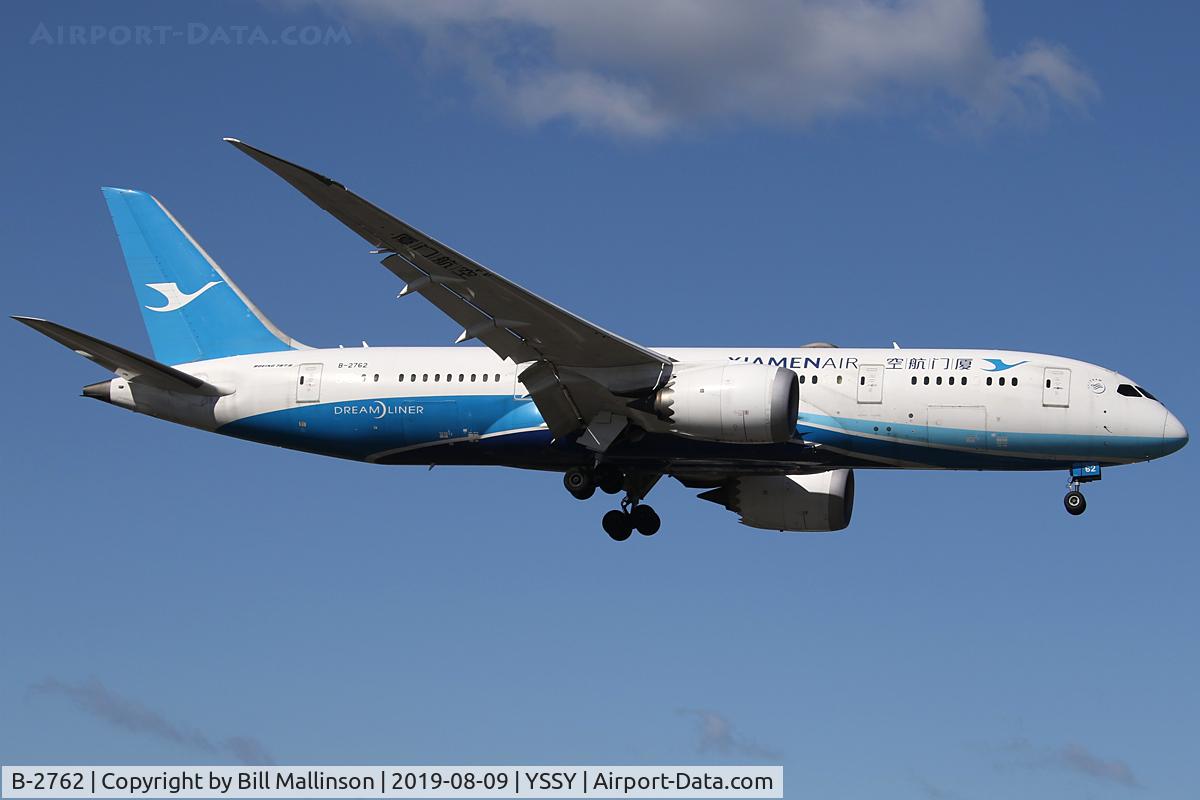 B-2762, 2015 Boeing 787-8 Dreamliner Dreamliner C/N 41542, finals to 2-5