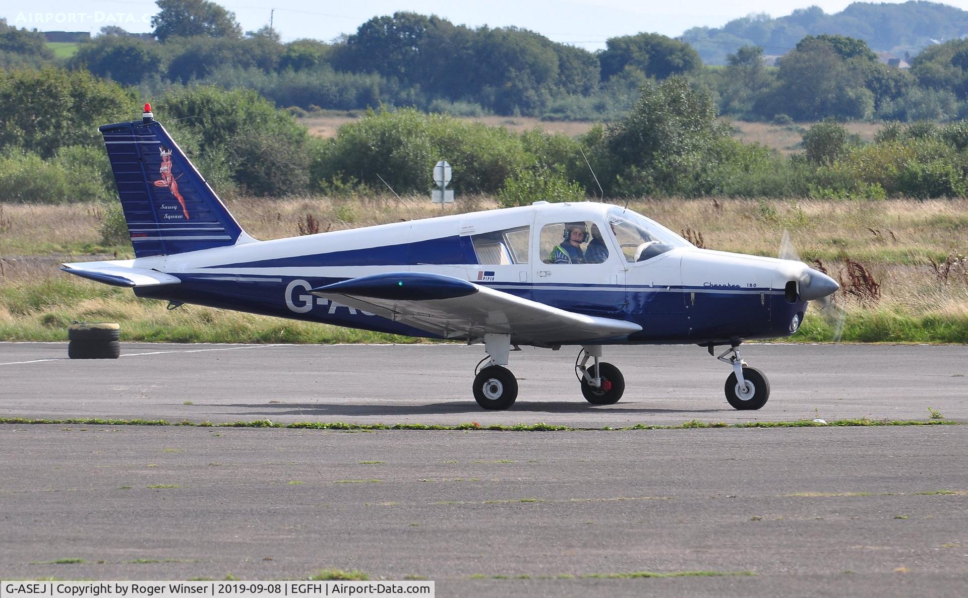 G-ASEJ, 1963 Piper PA-28-180 Cherokee C/N 28-1049, Visiting Cherokee 180.