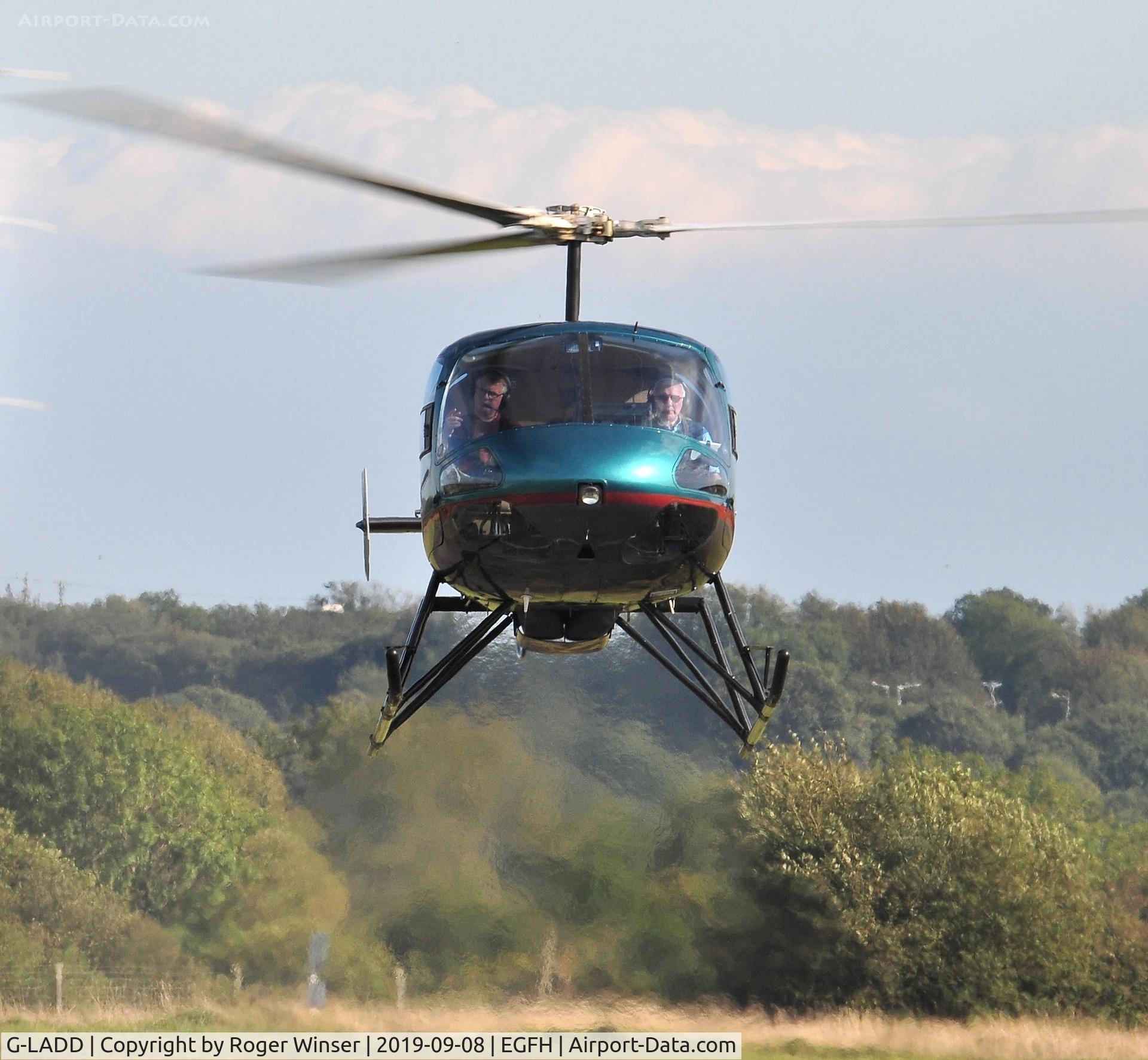 G-LADD, 1999 Enstrom 480 C/N 5037, Visiting Enstrom 480 helicopter.