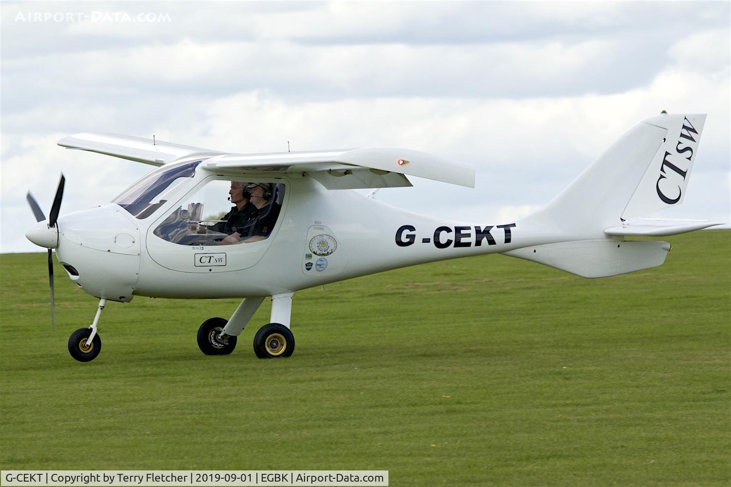 G-CEKT, 2007 Flight Design CTSW C/N 8272, At Sywell