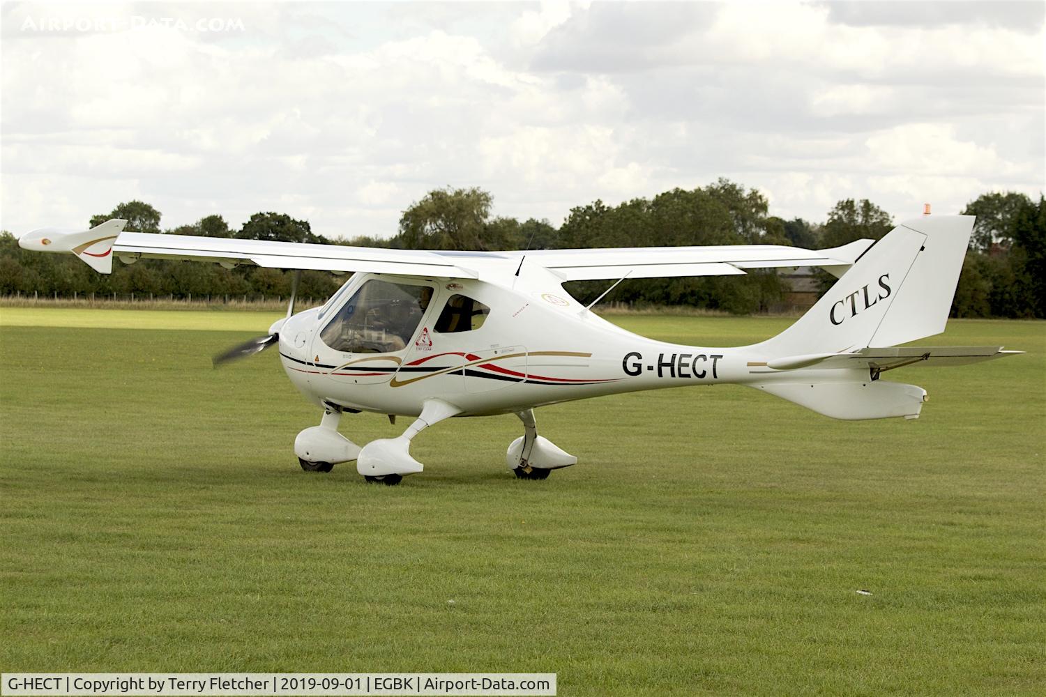 G-HECT, 2009 Flight Design CTLS C/N F-09-04-06, At Sywell
