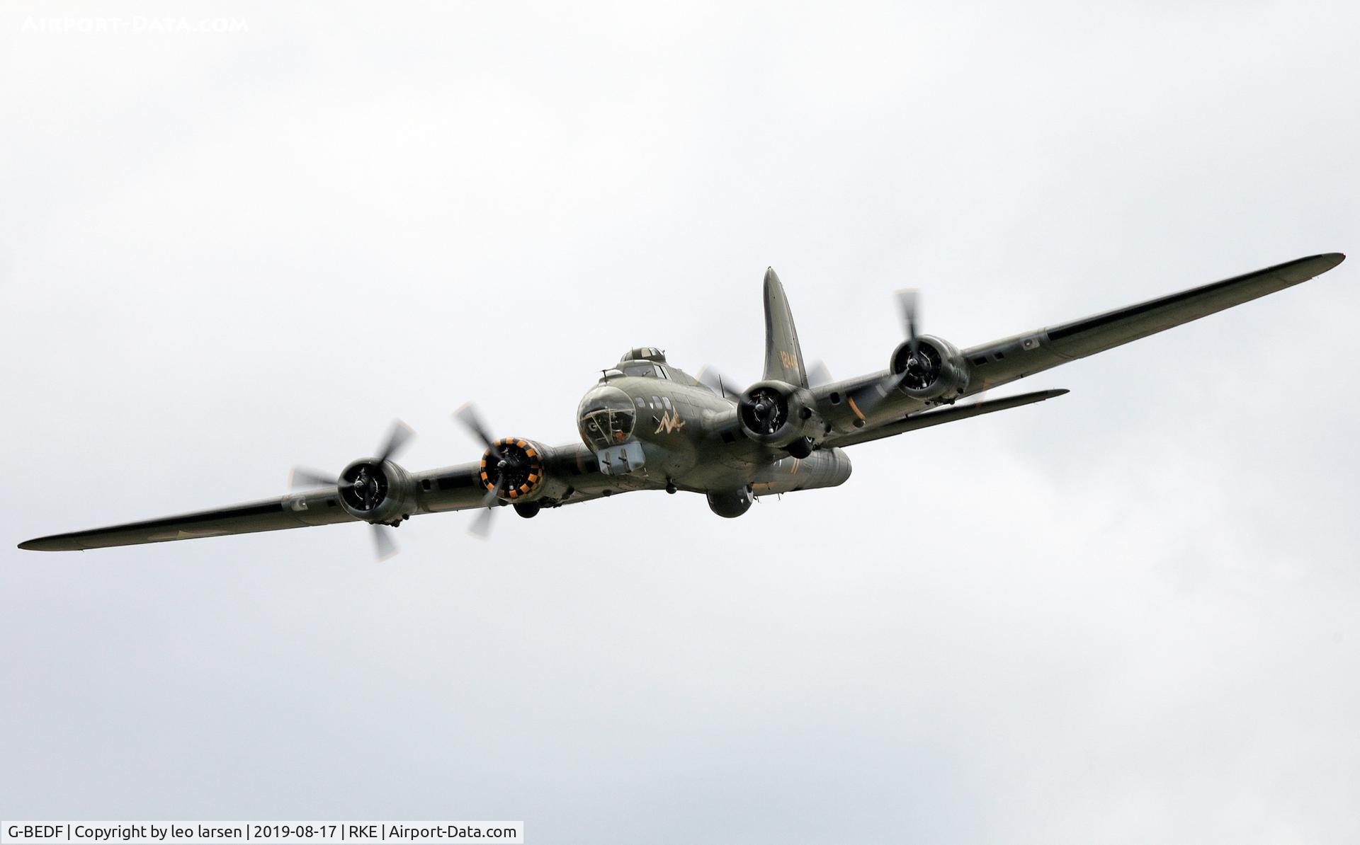 G-BEDF, 1944 Boeing B-17G Flying Fortress C/N 8693, Roskilde Air Show 17.8.2019