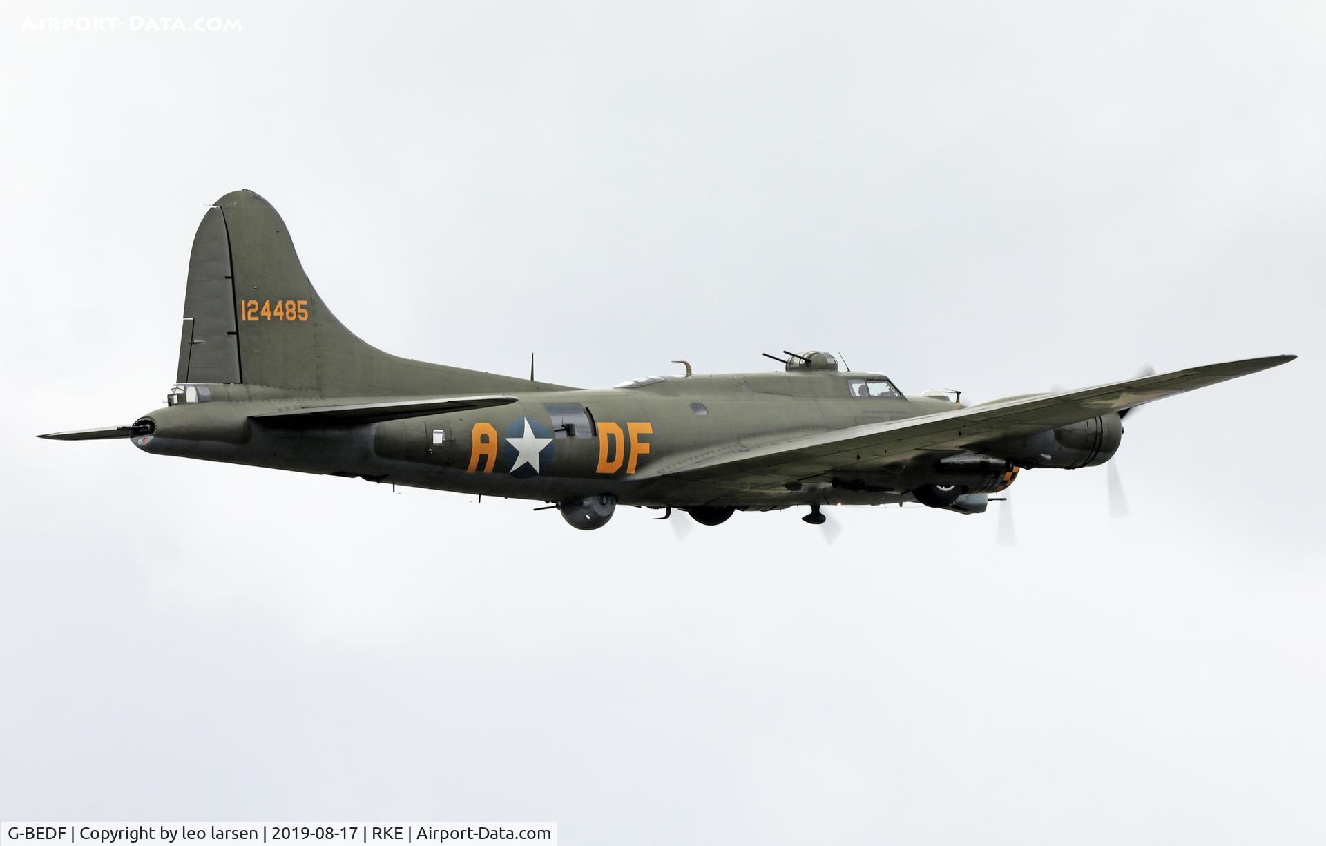 G-BEDF, 1944 Boeing B-17G Flying Fortress C/N 8693, Roskilde Air Show 17.8.2019