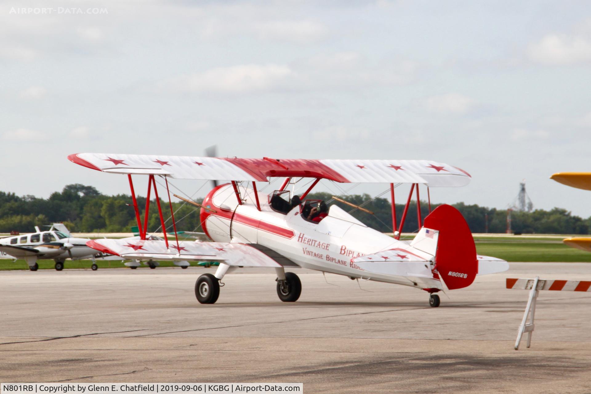 N801RB, 1943 Boeing A75N1 (PT17) C/N 75-4688, PT-17 42-16525