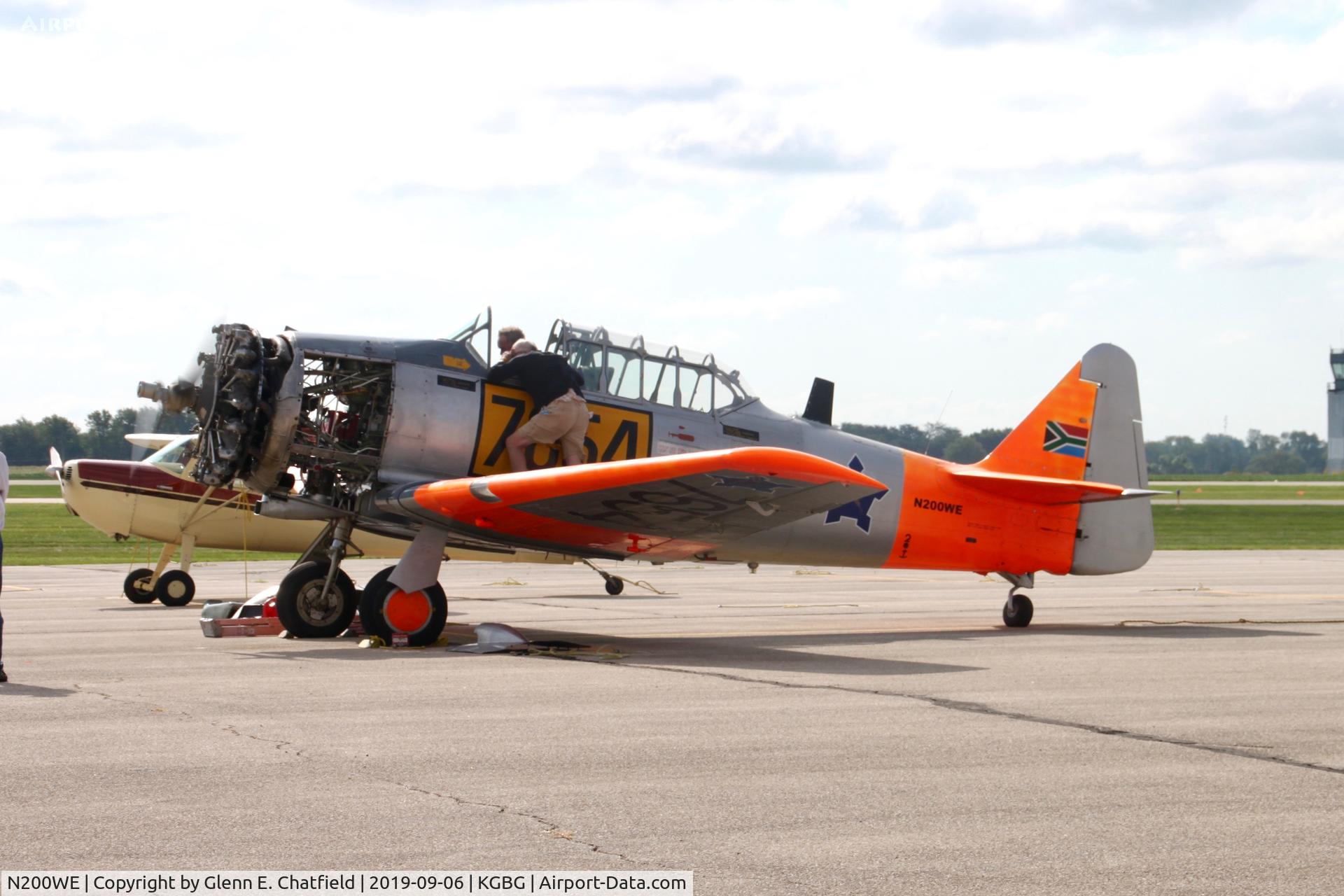 N200WE, 1942 North American/victoria Mnt Lt AT-6A Texan C/N 78-6587, AT-6A 41-16209