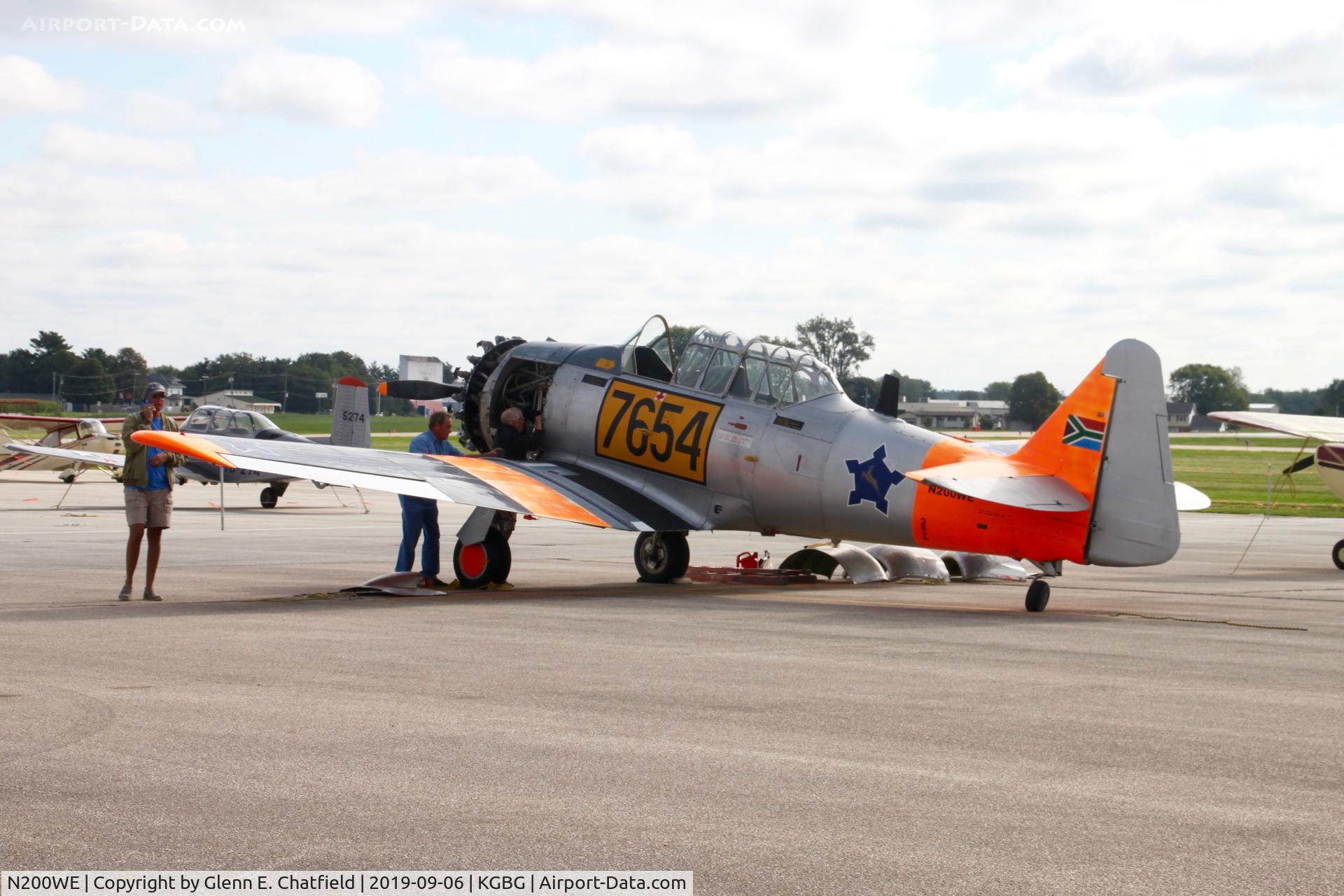 N200WE, 1942 North American/victoria Mnt Lt AT-6A Texan C/N 78-6587, AT-6A 41-16209