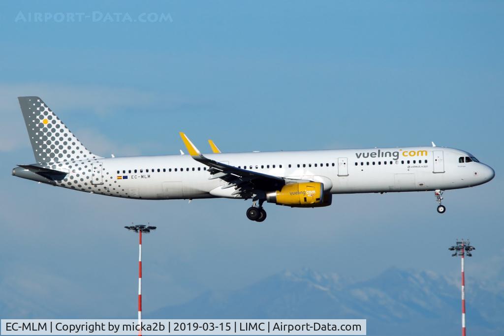 EC-MLM, 2016 Airbus A321-231 C/N 7108, Landing