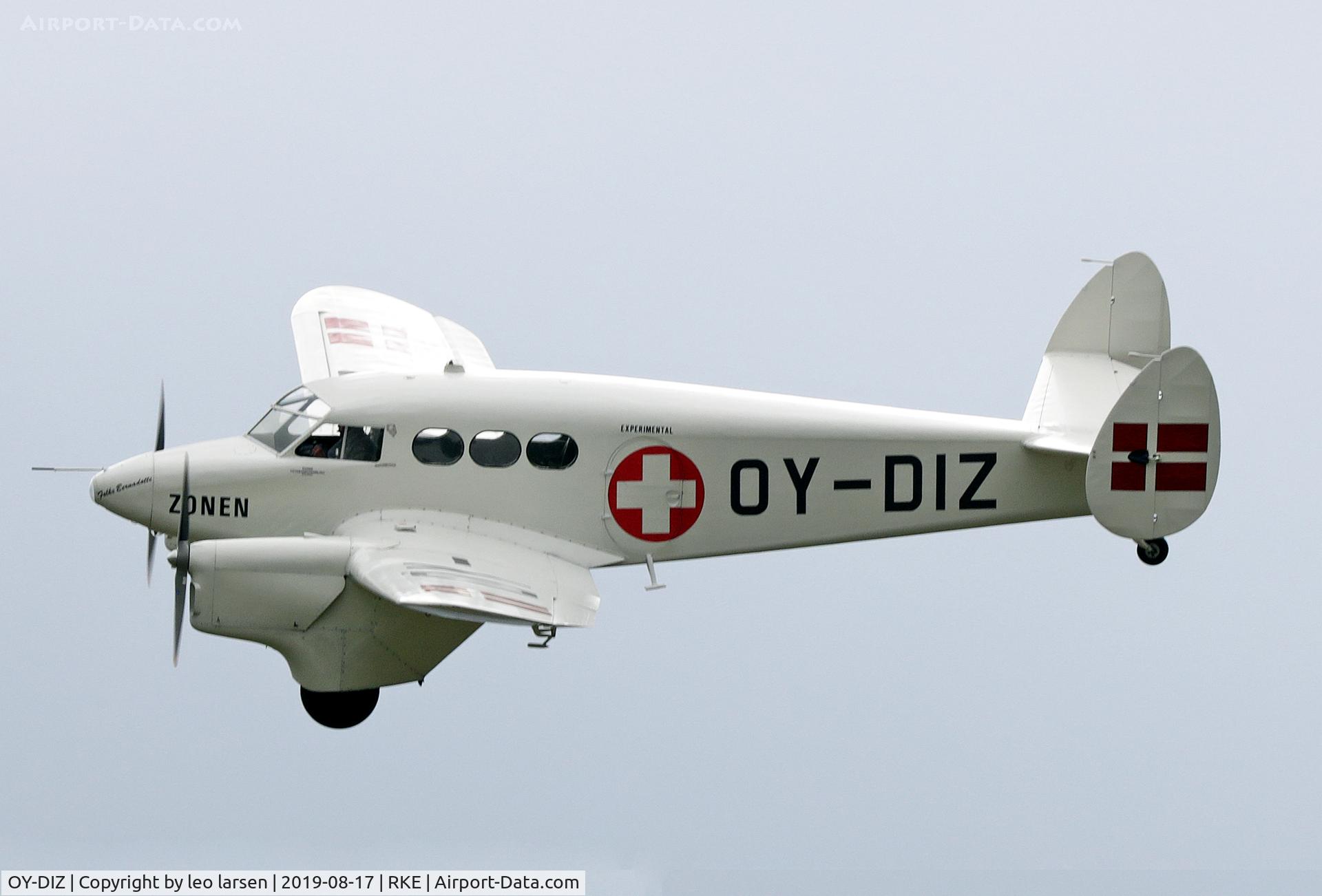 OY-DIZ, 1944 SAI KZ IV C/N 43, Roskilde Air Show 17.8.2019