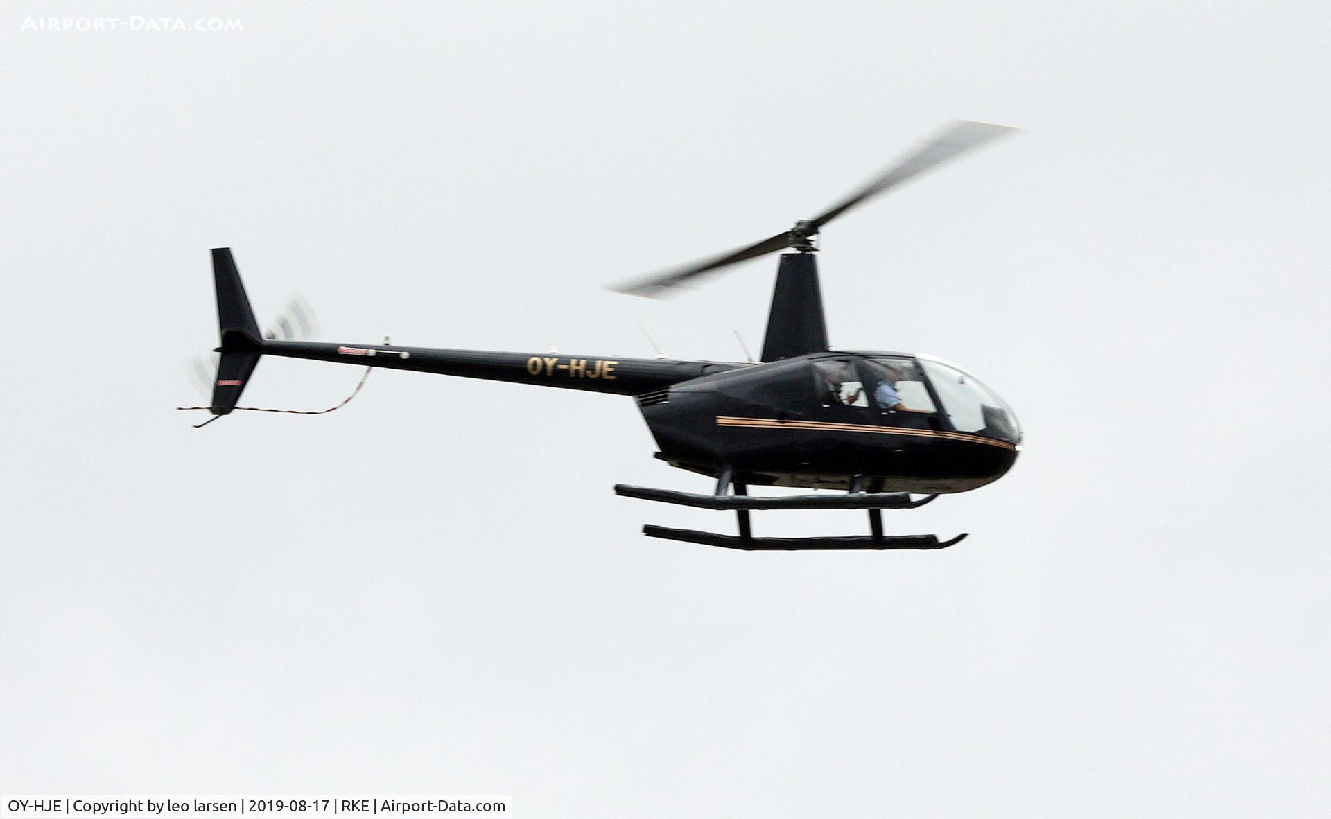 OY-HJE, 2008 Robinson R44 Clipper II C/N 12435, Roskilde Air Show 17.8.2019