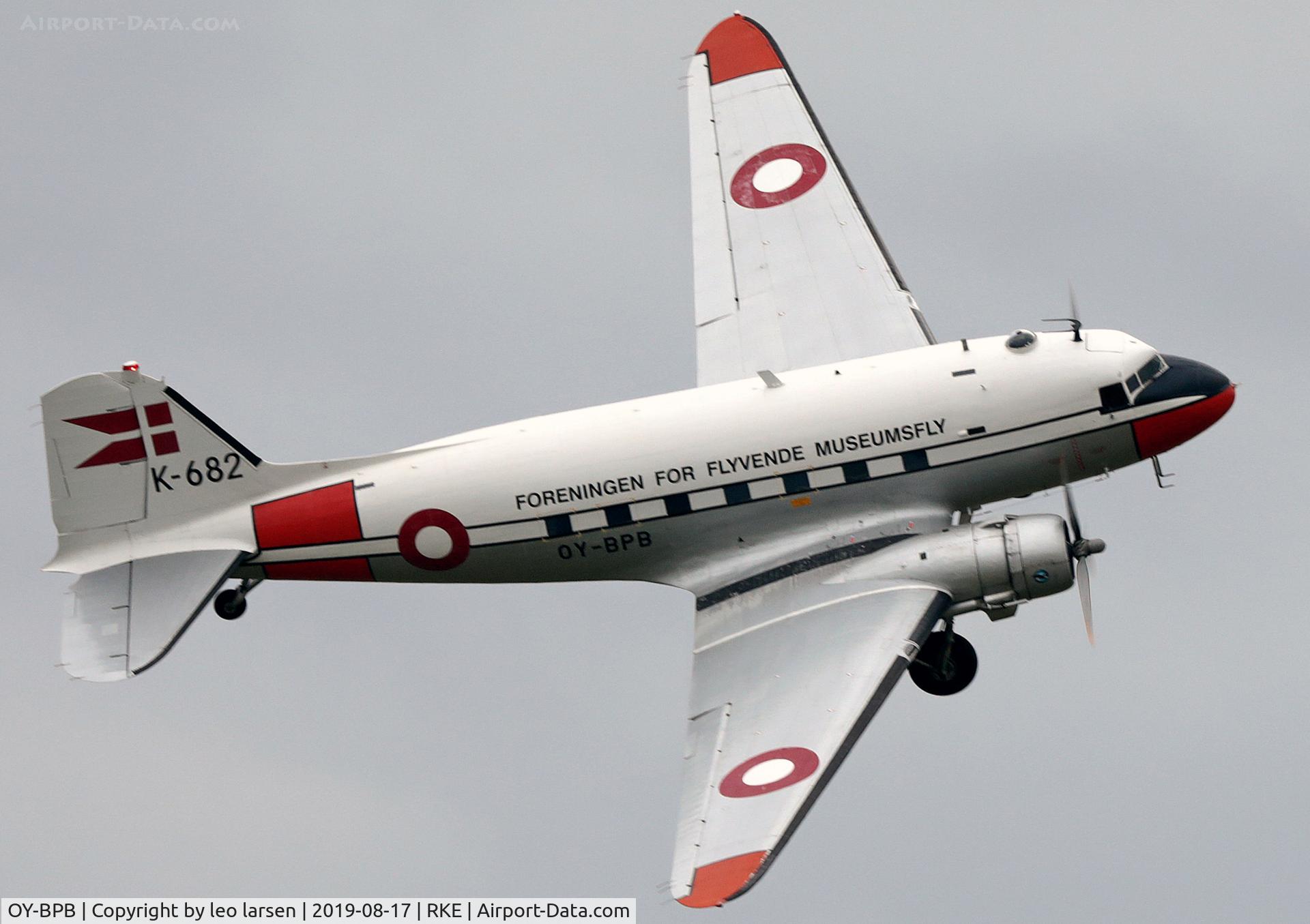 OY-BPB, 1943 Douglas C-47A-85-DL (DC-3A) Skytrain C/N 20019, Roskilde Air Show 17.8.2019
