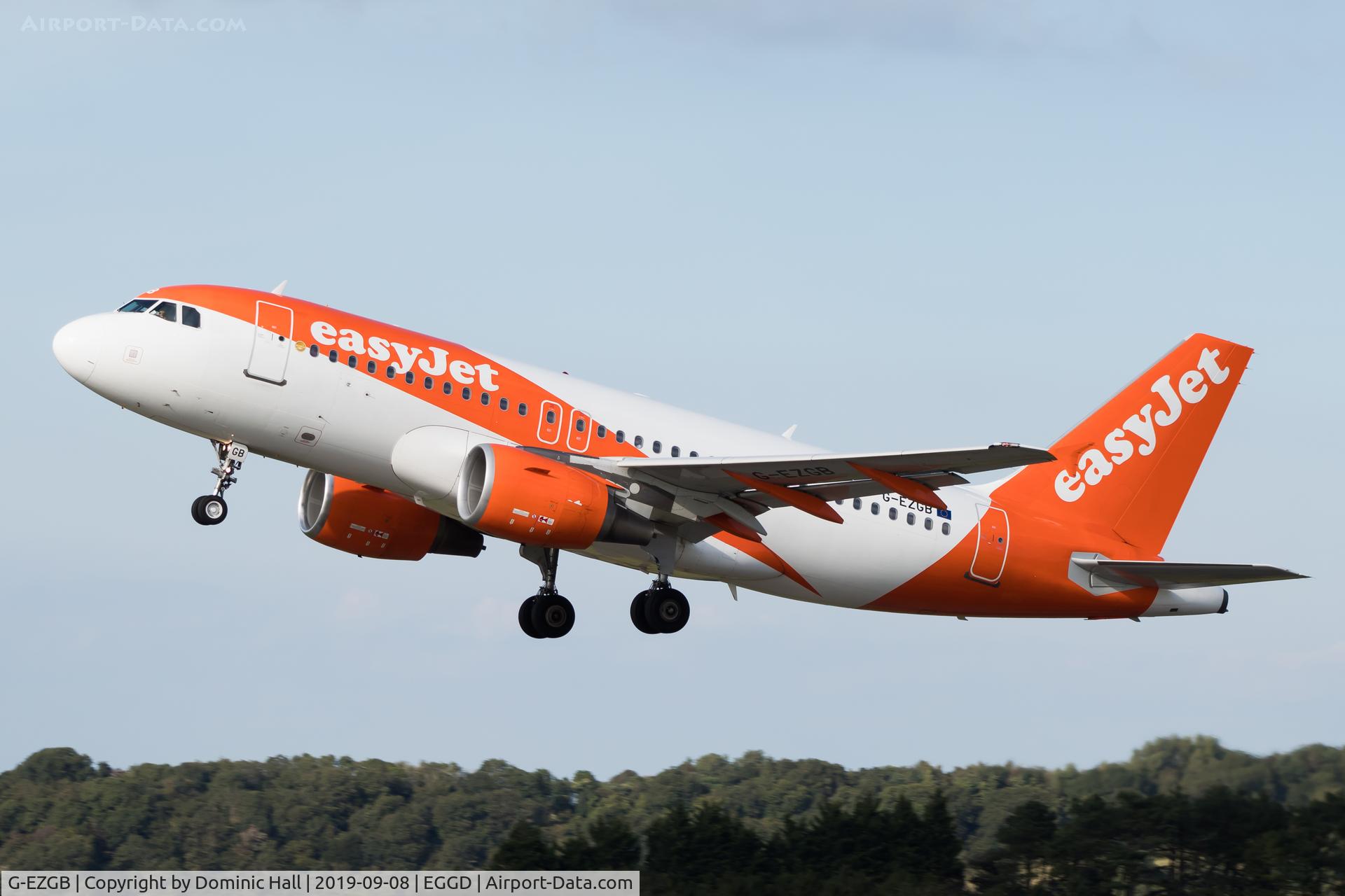 G-EZGB, 2010 Airbus A319-111 C/N 4437, Departing RWY 27