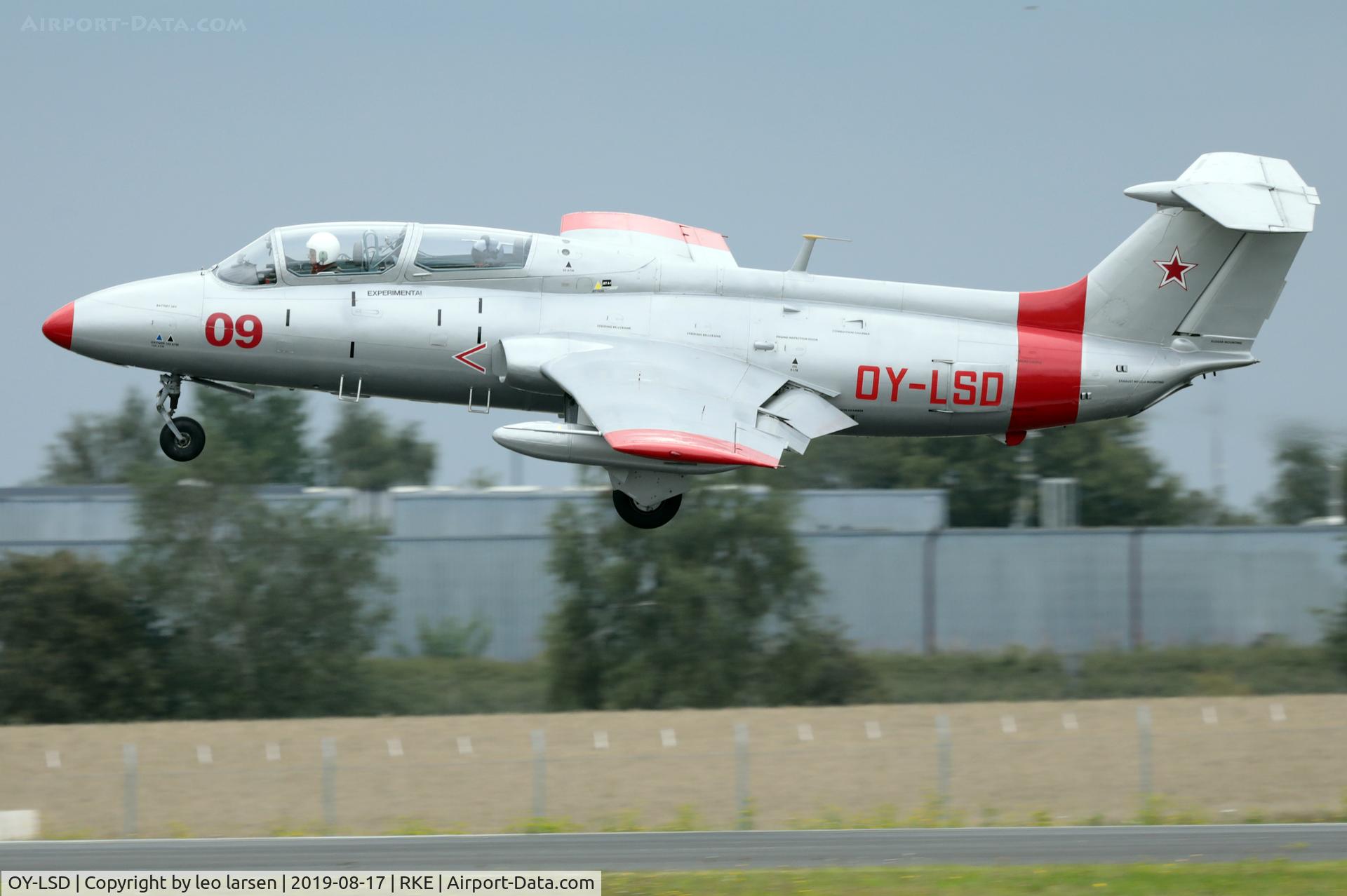 OY-LSD, 1973 Aero L-29 C/N 394952, Roskilde Air Show 17.8.2019